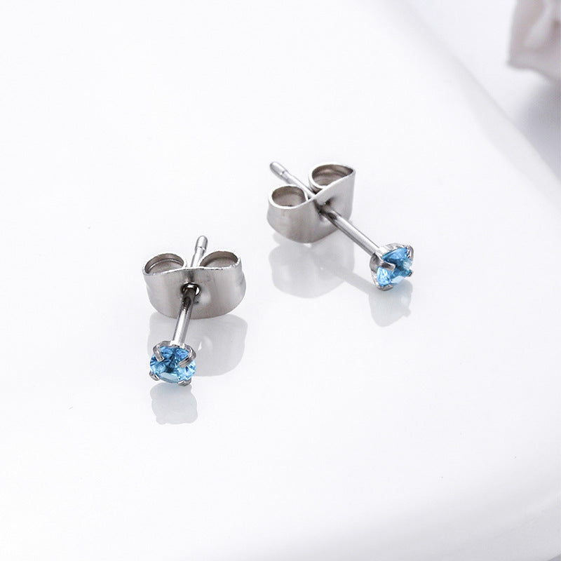 18K Gold Plated Cartilage Earrings Surgical Steel Tiny Stud Earrings with CZ Stones | Sleeper Earrings for Women | Perfect for Daily Wear, Gifts & Special Occasions