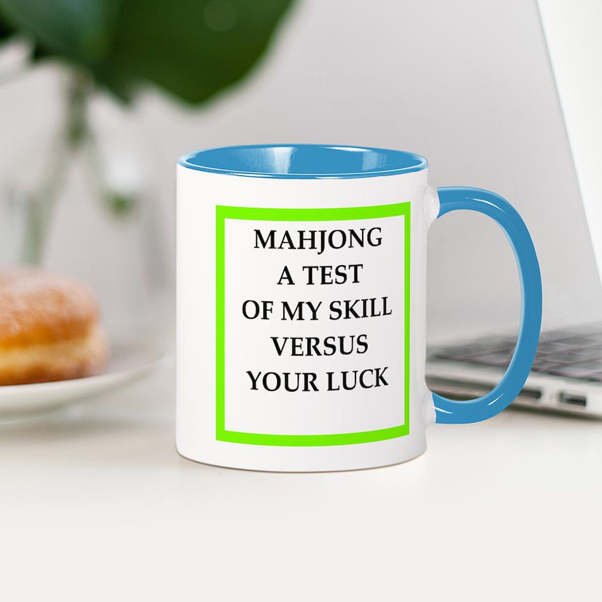 Mahjong Themed 11 oz (325 ml) Ceramic Coffee Mug - Perfect for Tea, Coffee & Gifts | CafePress
