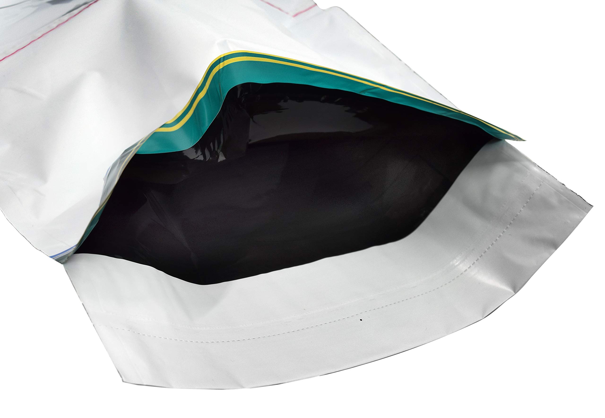 Premium Security Deposit Bags - 100 Pack, 15,000 Bill Capacity - Level 4 Tamper Evident, Self-Sealing White Opaque Bags - 2.5 Mil Thick Plastic - 24x24 Inches - SECUR-PAK - Ideal for Banks, Retail Stores & Cash Handling Businesses