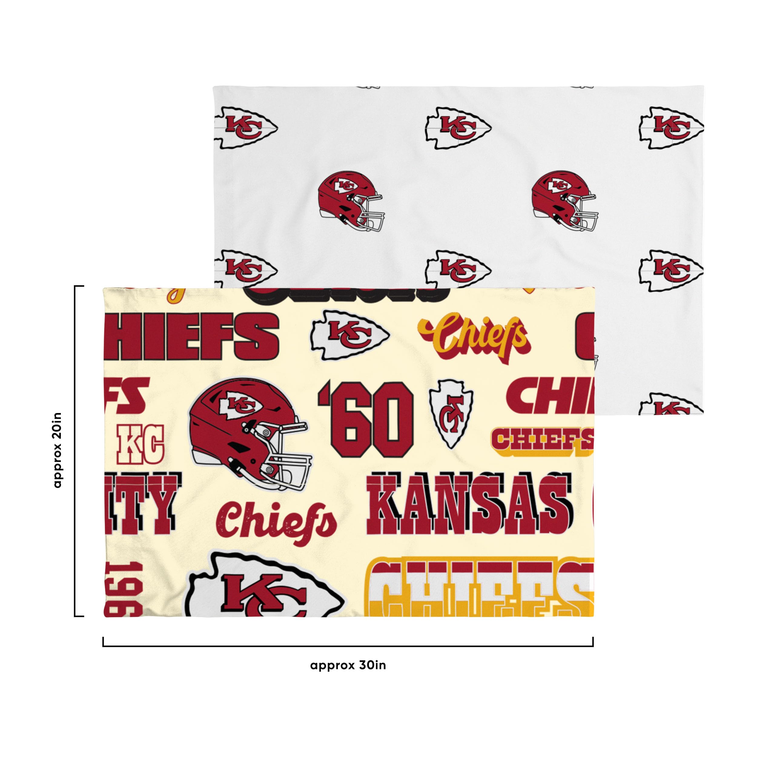 FOCO NFL Team Logo 5-Piece Bedding Set - Unisex Adult Comforter, Sheets & Pillowcases for Football Fans | Perfect for Game Day, Dorm Room & Sports Themed Bedroom Decor