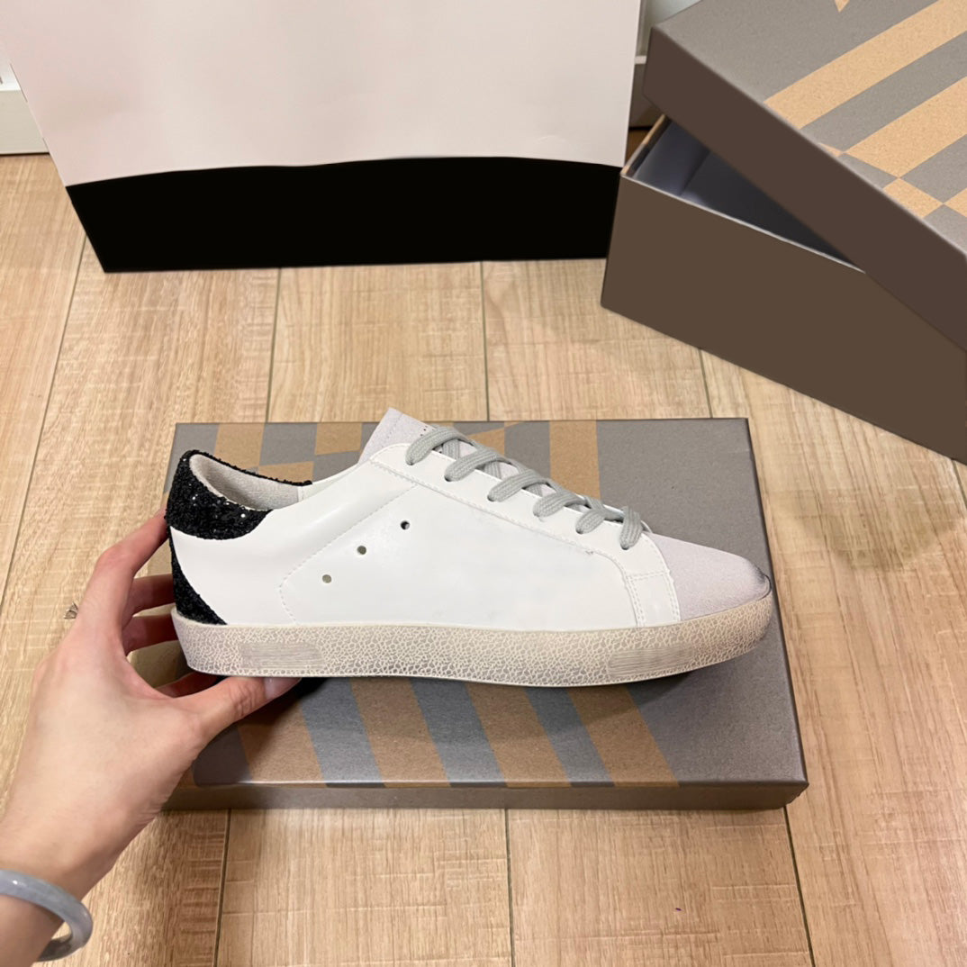 Golden Goose Delstar Sneakers - Stylish & Comfortable Distressed Leather Shoes for Men & Women | Perfect for Casual Wear, Street Style & Everyday Fashion