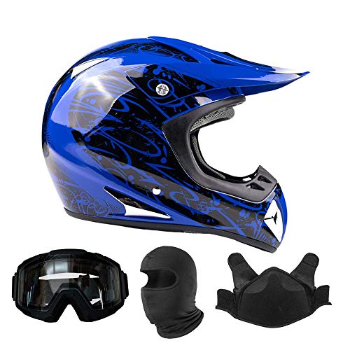 Blue w/ Matte Black Goggles