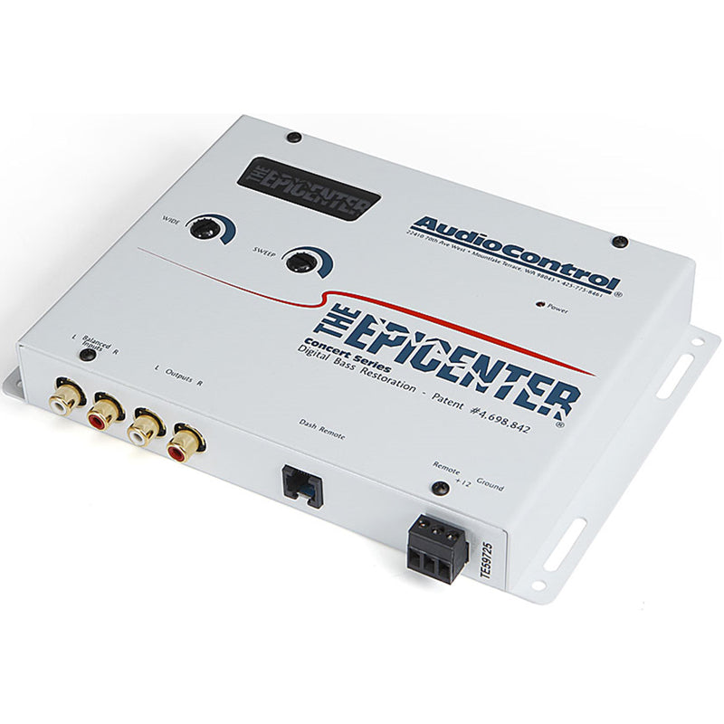 AudioControl The Epicenter Digital Bass Reconstruction Processor - Sierra White (Epicenter_W) | High-Performance Car Audio Bass Enhancer for Deep, Powerful Sound | Perfect for Car Audio Systems & Custom Installations