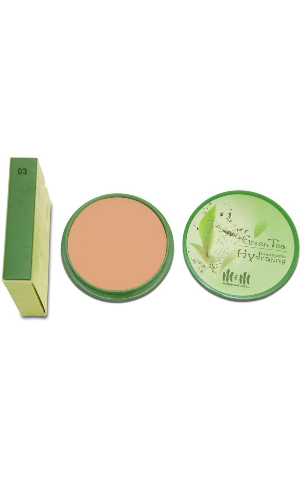 ABADRO Tea Tree Compact Face Powder - Oil Control & Acne Treatment | Matte Finish for Oily & Combination Skin | Perfect for Daily Use & On-the-Go Touch Ups