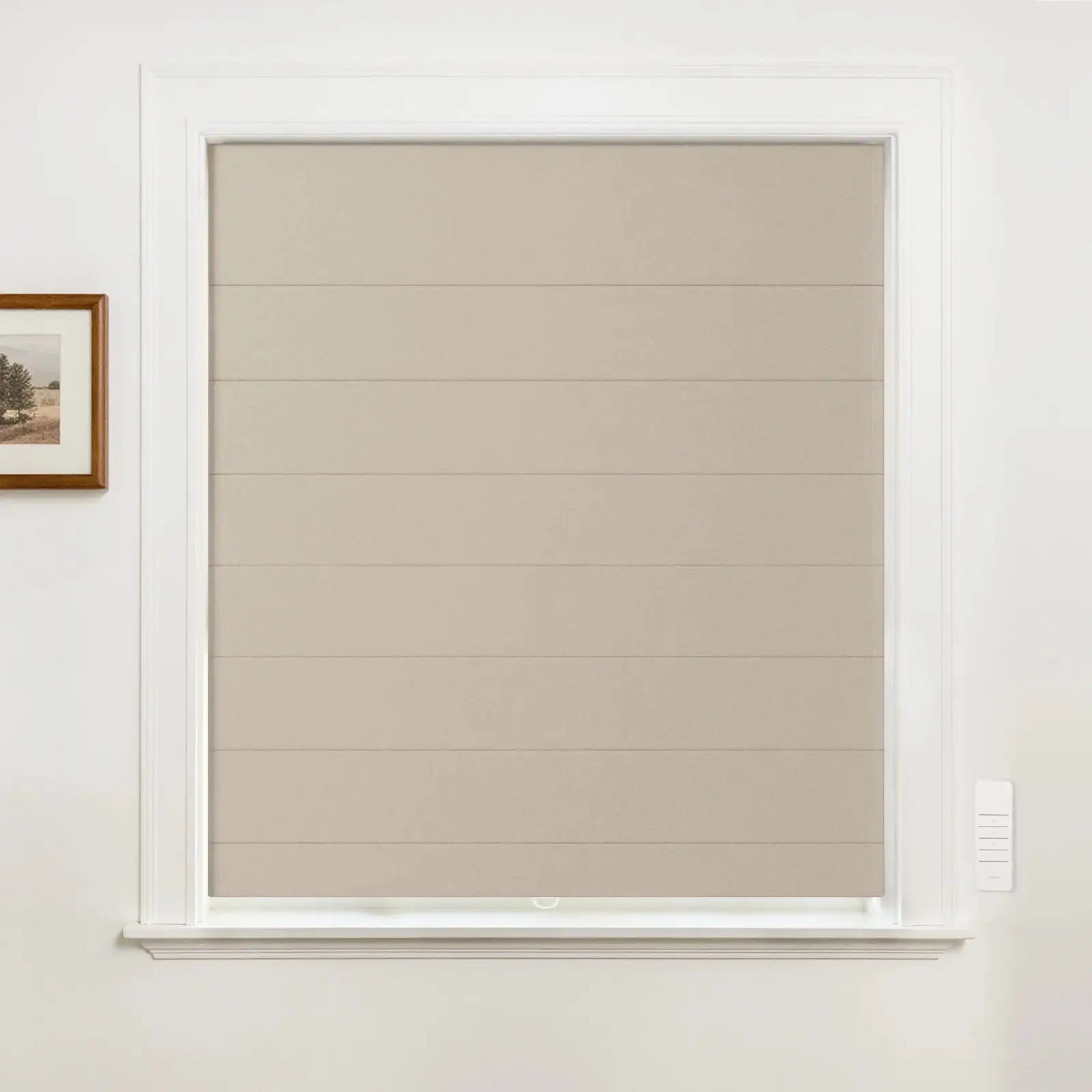 Alvin Motorized Blackout Roller Shade - Premium Window Treatment for Privacy & Light Control | Perfect for Bedrooms, Home Theaters & Offices