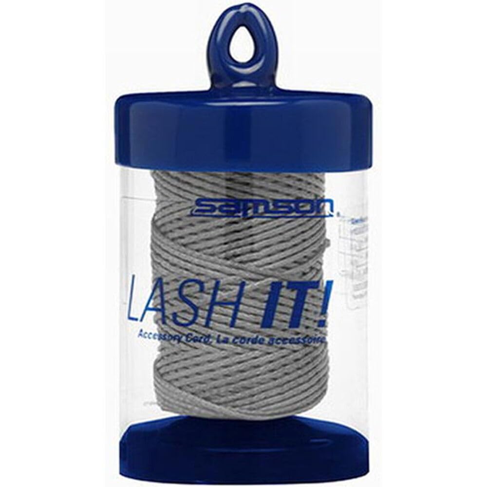 Samson Lash-it Accessory Cord 2.2mm x 180ft (55m) - High Strength Utility Rope for Camping, Hiking, Survival Gear & DIY Projects