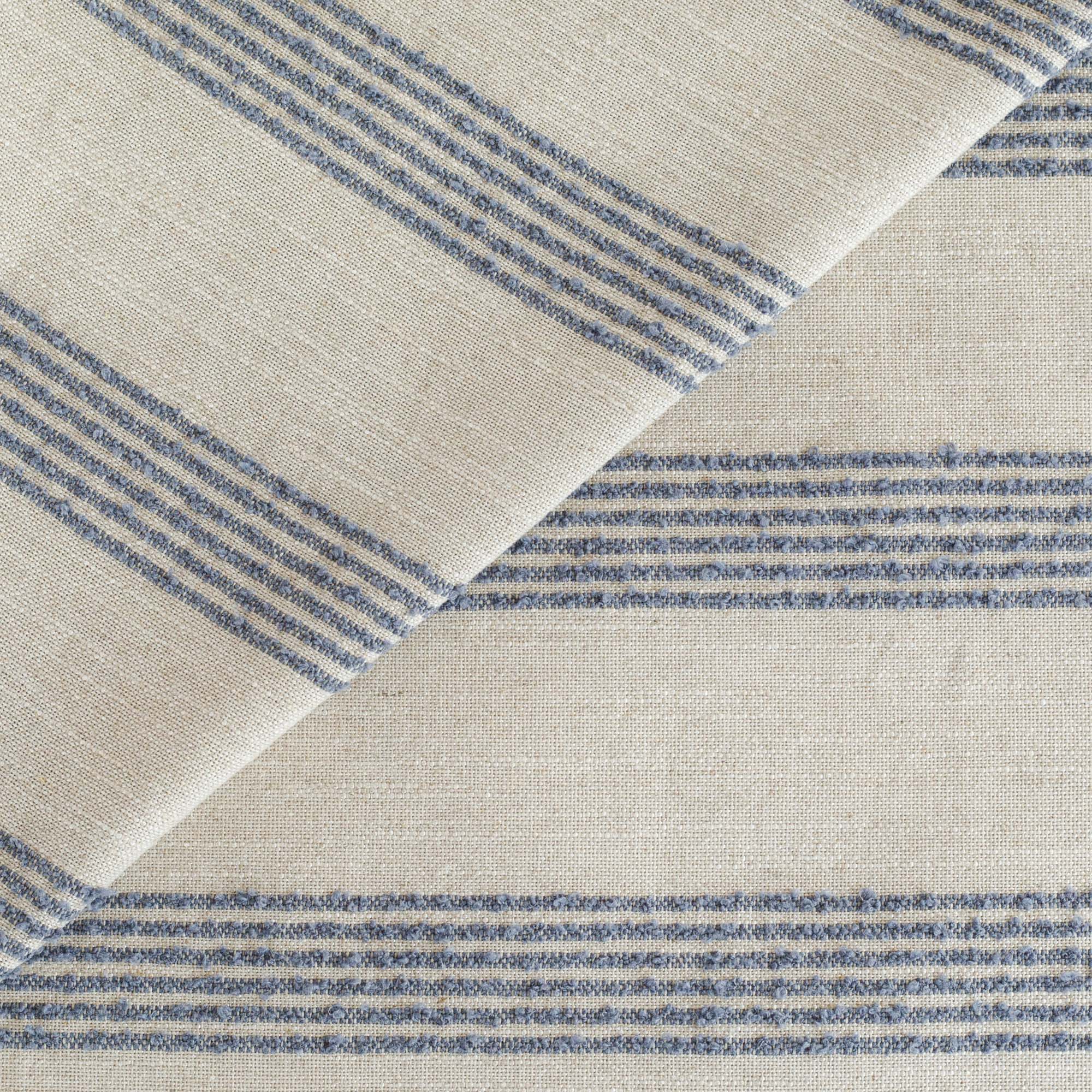 Premium Finn Stripe Denim Fabric - High-Quality Cotton Blend for Clothing & Upholstery - Ideal for Jeans, Jackets, Home Decor & DIY Sewing Projects