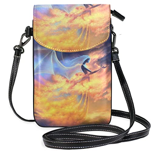 Lightweight Leather Crossbody Wallet Bag for Women - RFID Blocking Phone Holder with Adjustable Strap - Perfect for Travel, Shopping, and Everyday Use