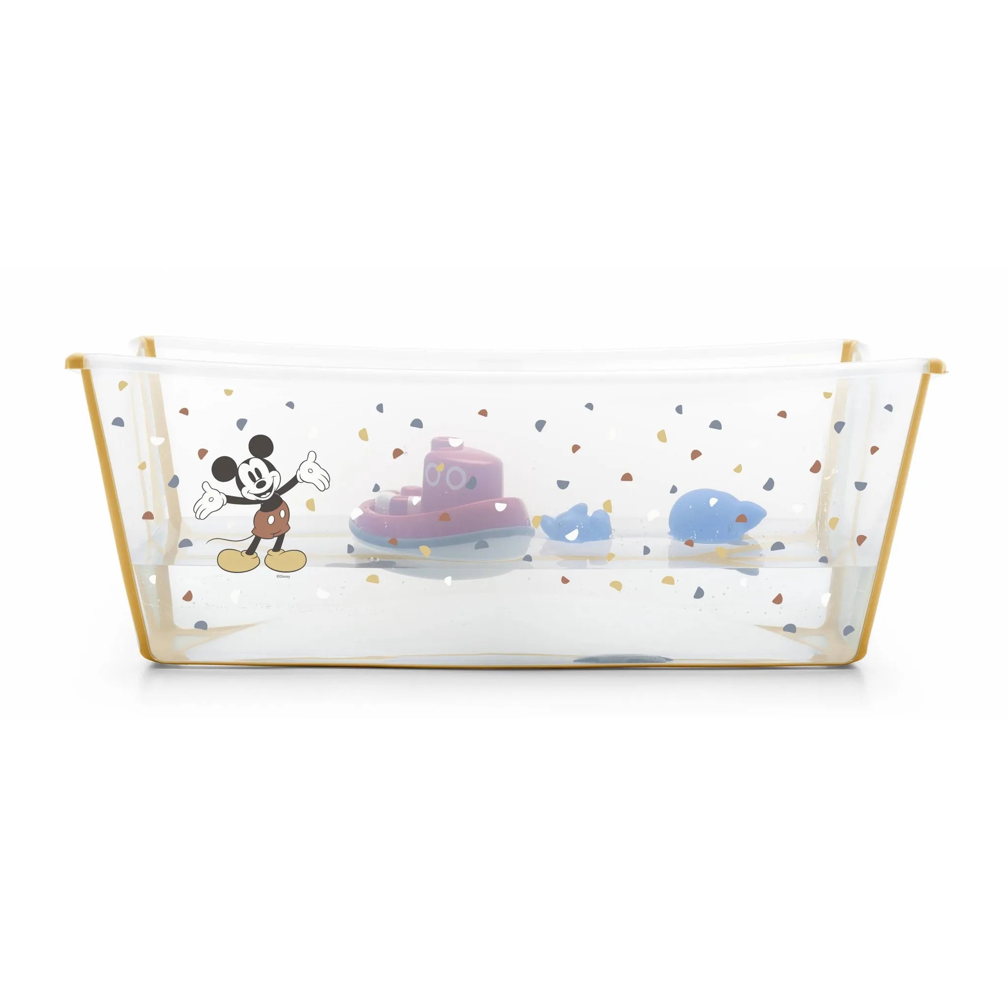 Mickey Mouse XL Flexi Baby Bath Tub for Newborns & Toddlers - Perfect for Bath Time Fun, Baby Shower Gifts & Nursery Essentials