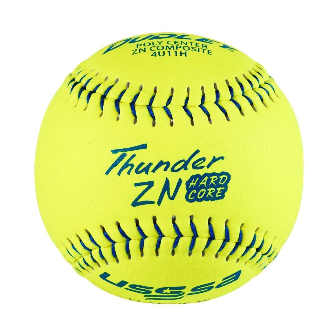 Dudley Thunder ZN Hard Core 11 PRO W USSSA Slowpitch Softballs (Dozen) - 4U11H | Official Game Balls for Competitive Play & Practice | Perfect for USSSA Tournaments & League Games