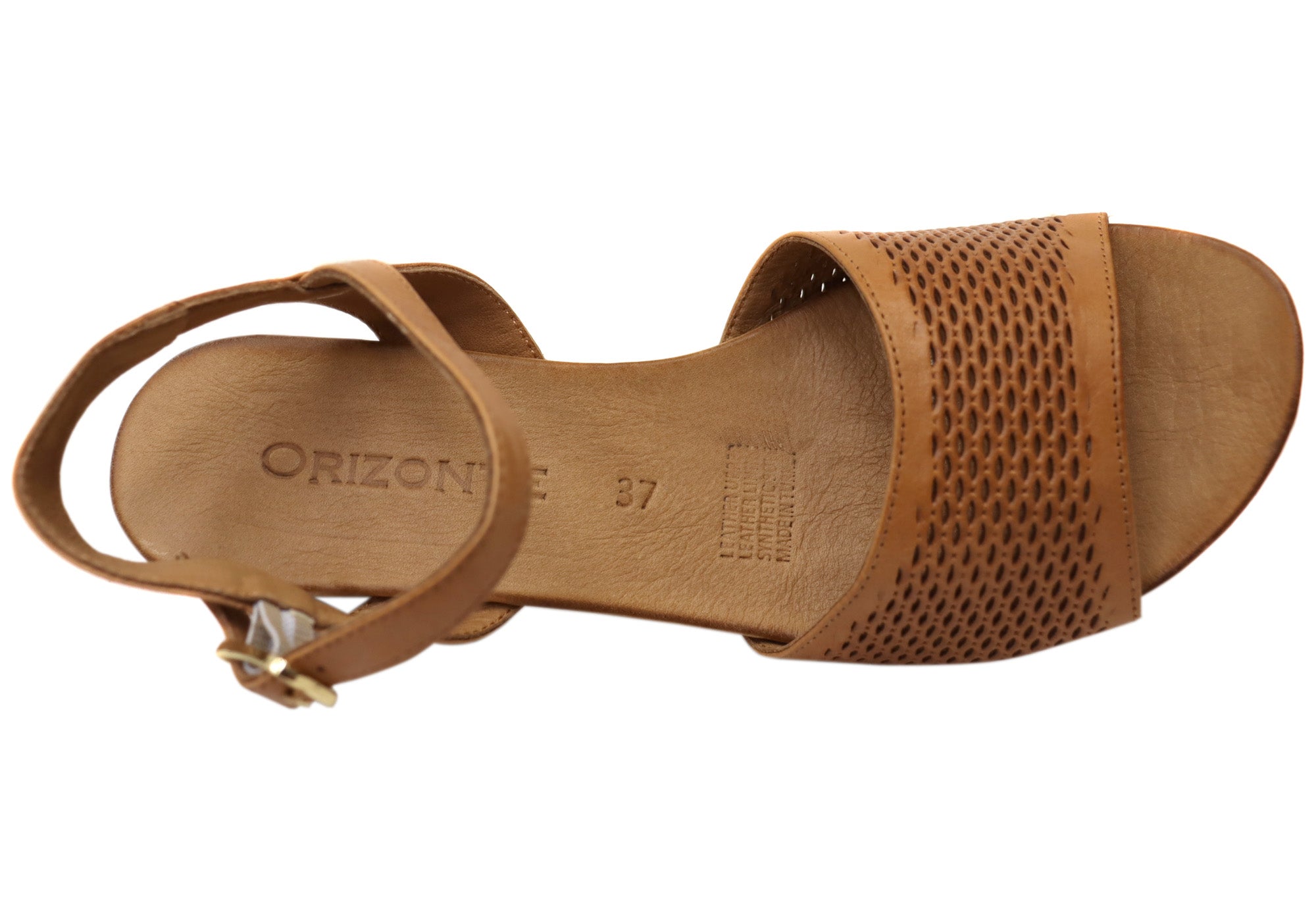 Orizonte Dilli Women's Comfortable Leather Wedge Sandals - European Style Summer Casual Shoes for Walking, Travel & Beach Outfits