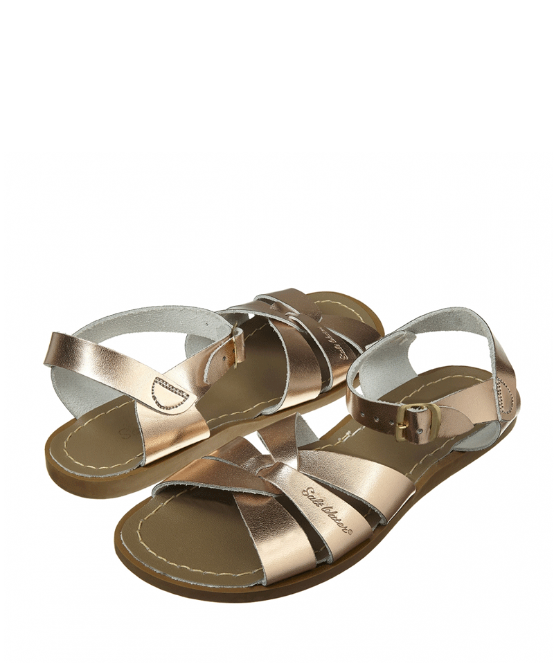 Saltwater Original Rose Gold Sandals for Girls | Comfortable Kids Beach Sandals for Summer, Pool & Outdoor Play