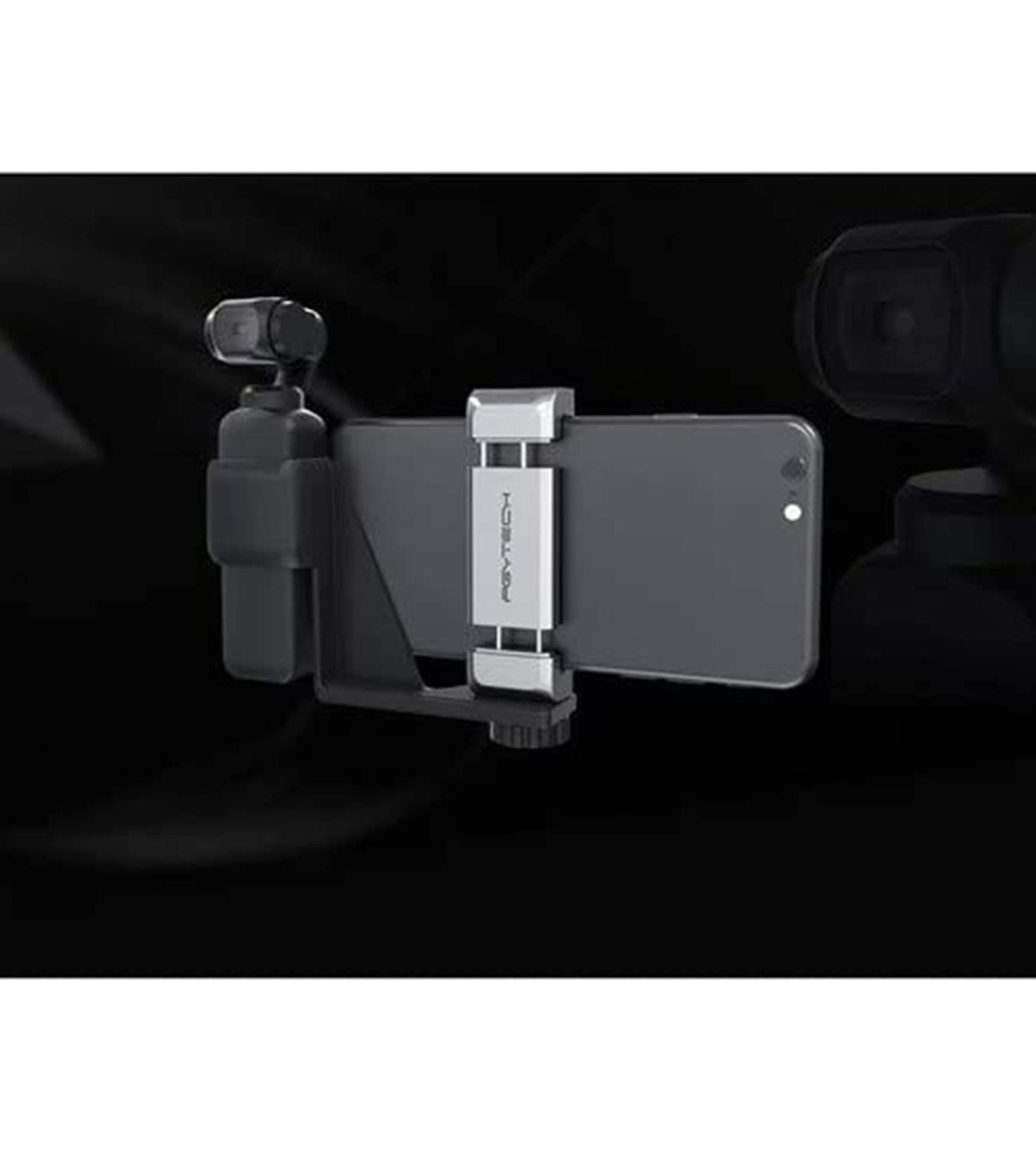 PGYTECH Universal Phone Mount Holder for DJI OSMO Pocket - Compatible with iPhone, Samsung & More - Perfect for Vlogging, Travel & Action Videos