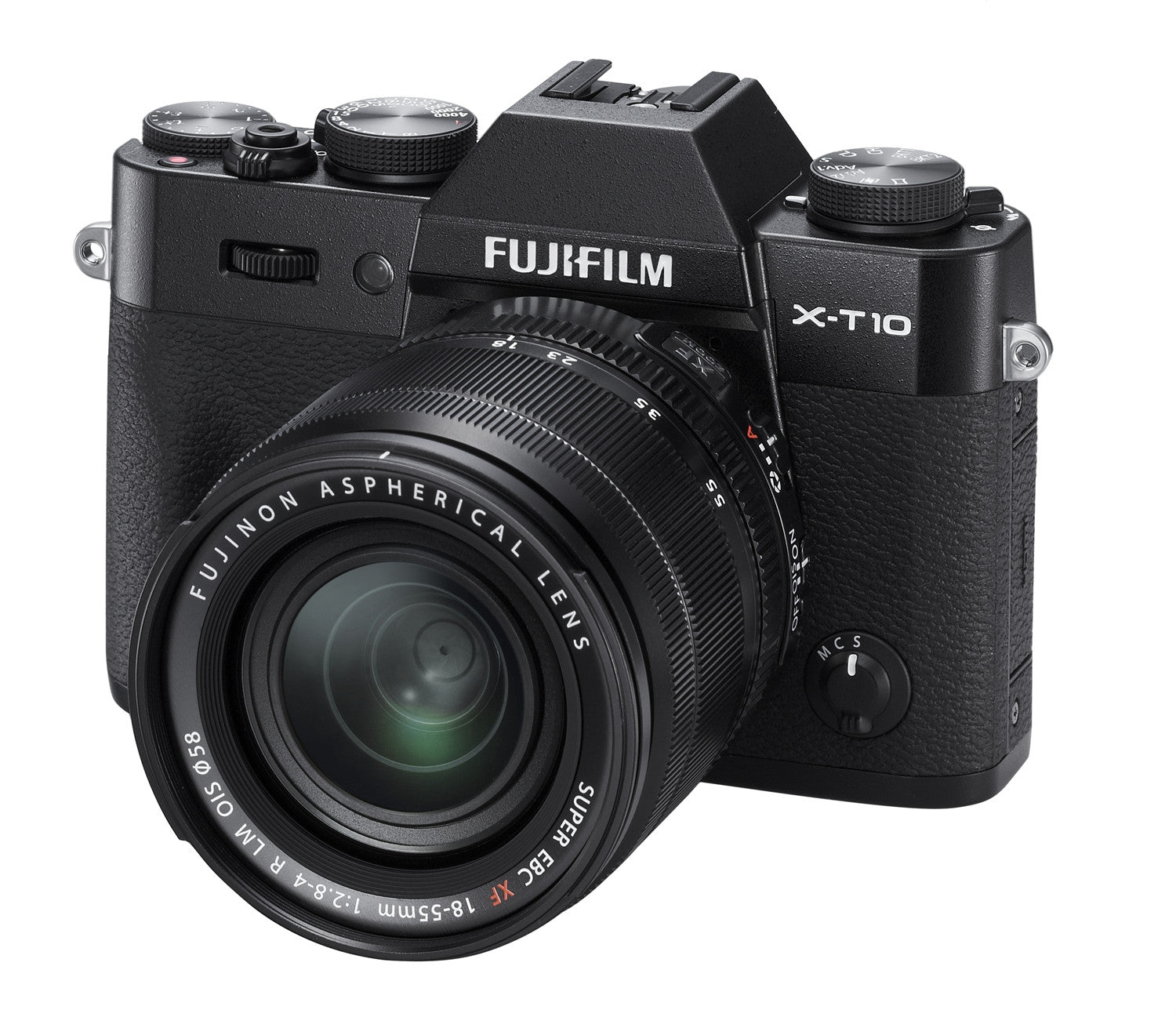 Fujifilm X-T10 Mirrorless Digital Camera with 18-55mm Lens (Black) - Perfect for Travel Photography, Vlogging & Street Shooting