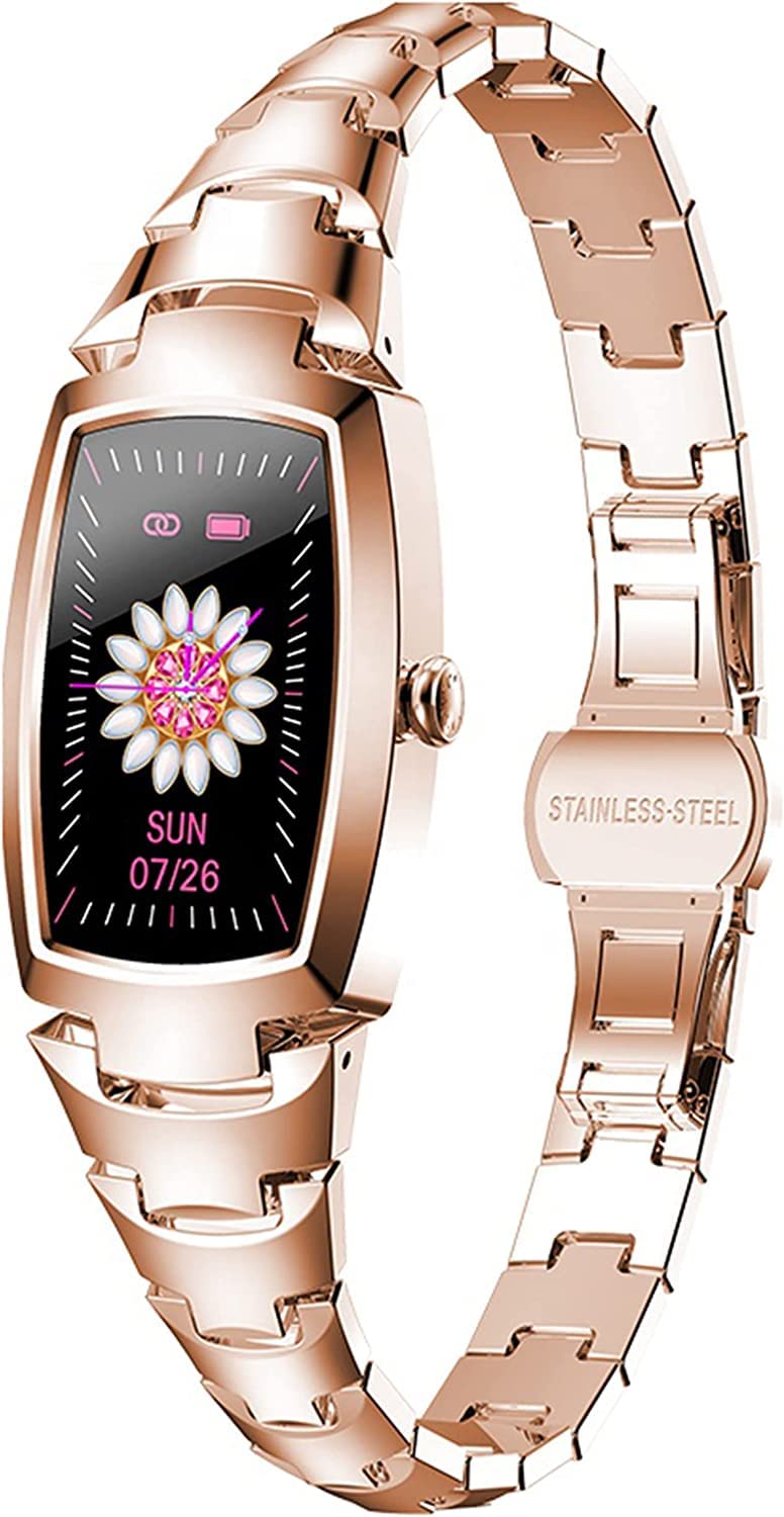 Smart Watch for Women - Waterproof Fitness Tracker with Heart Rate & Blood Pressure Monitor, Sleep Tracking, Call/Message Alerts, Step Counter - Compatible with Android & iOS Phones (Silver) | Perfect for Workouts, Running, Swimming & Daily Activity Tracking