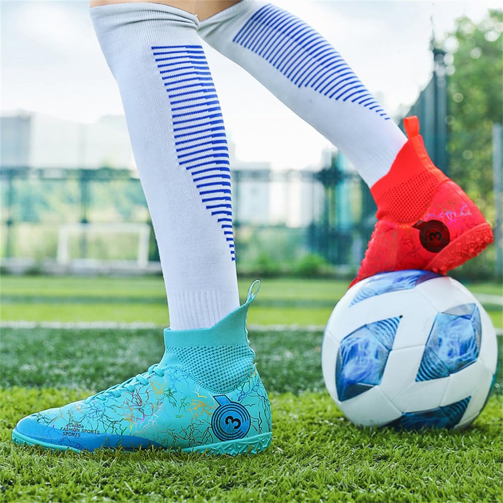 Youth Soccer Shoes for Boys & Girls - Firm Ground & Turf Cleats for Outdoor Play