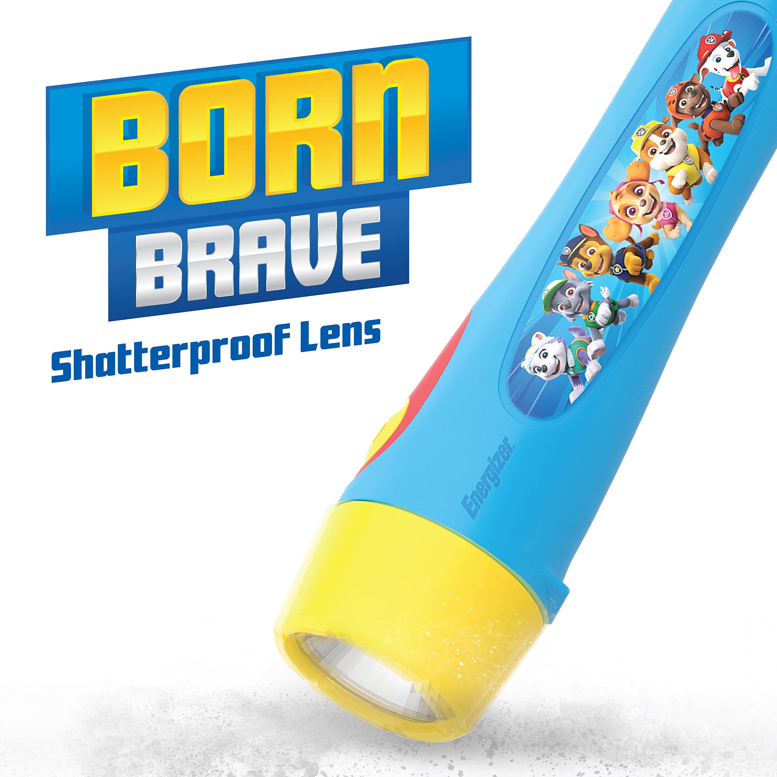 Energizer PAW Patrol LED Flashlights for Kids - 2 Pack with Batteries Included, Lightweight & Durable Toy Flashlights for Boys and Girls - Perfect for Camping, Outdoor Adventures & Emergency Kits