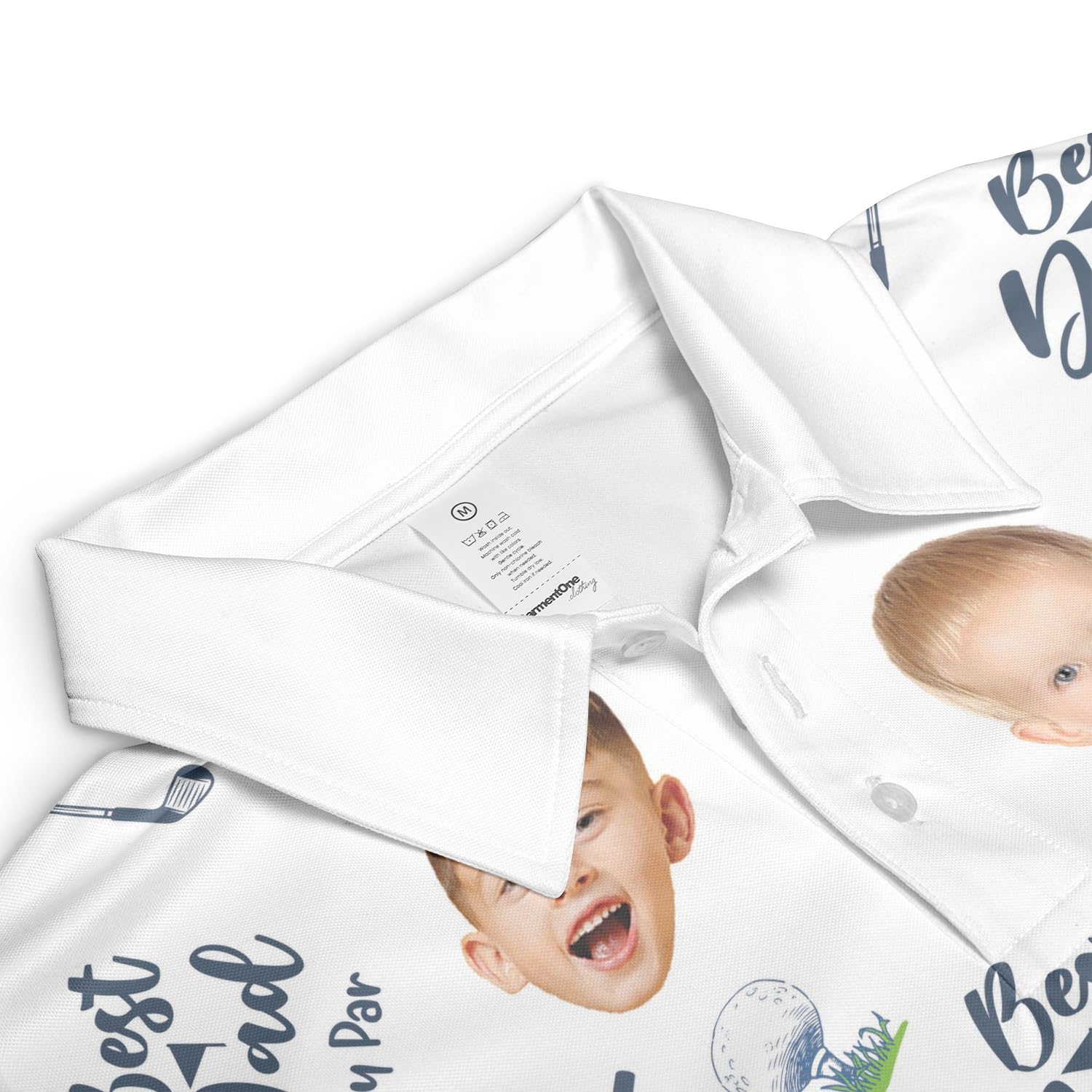 Custom Personalized Men's Golf Shirt | Best Dad Golf Polo for Golf Lovers | Unique Father's Day Gift for Golfers | Perfect for Golf Tournaments & Father's Day Celebrations