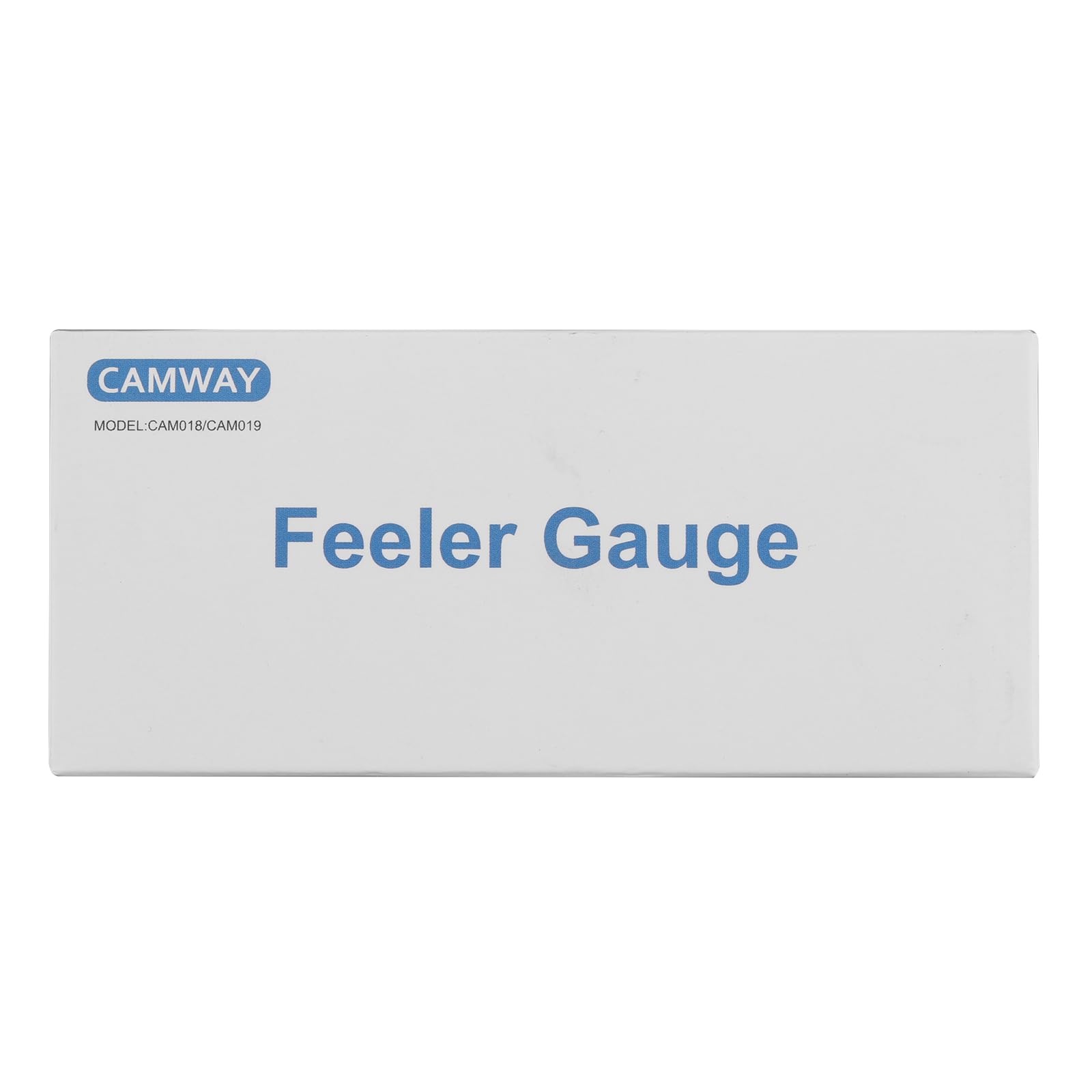 CAMWAY 32-Blade Feeler Gauge Set - Metric & Inch Dual Measurement Gap Tool with Straight & 45° Offset Blades for Valve, Spark Plug, Automotive, and Machinery Gap Measurement | Precision Engineering & DIY Repair Tool Kit