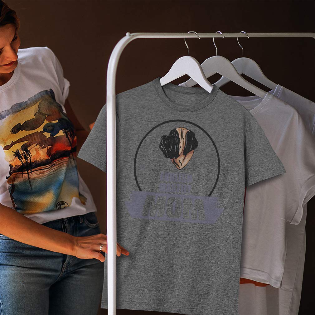 Premium English Mastiff Dog T-Shirt for Pet Lovers - Dark Gray