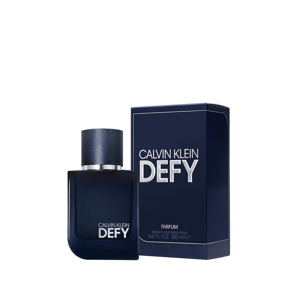 Calvin Klein Defy Parfum for Men - Woody Cologne with Mandarin Oil, Pink Pepper, Ginger & Sandalwood Notes - Long Lasting Luxury Fragrance - Perfect for Date Night, Office & Special Occasions