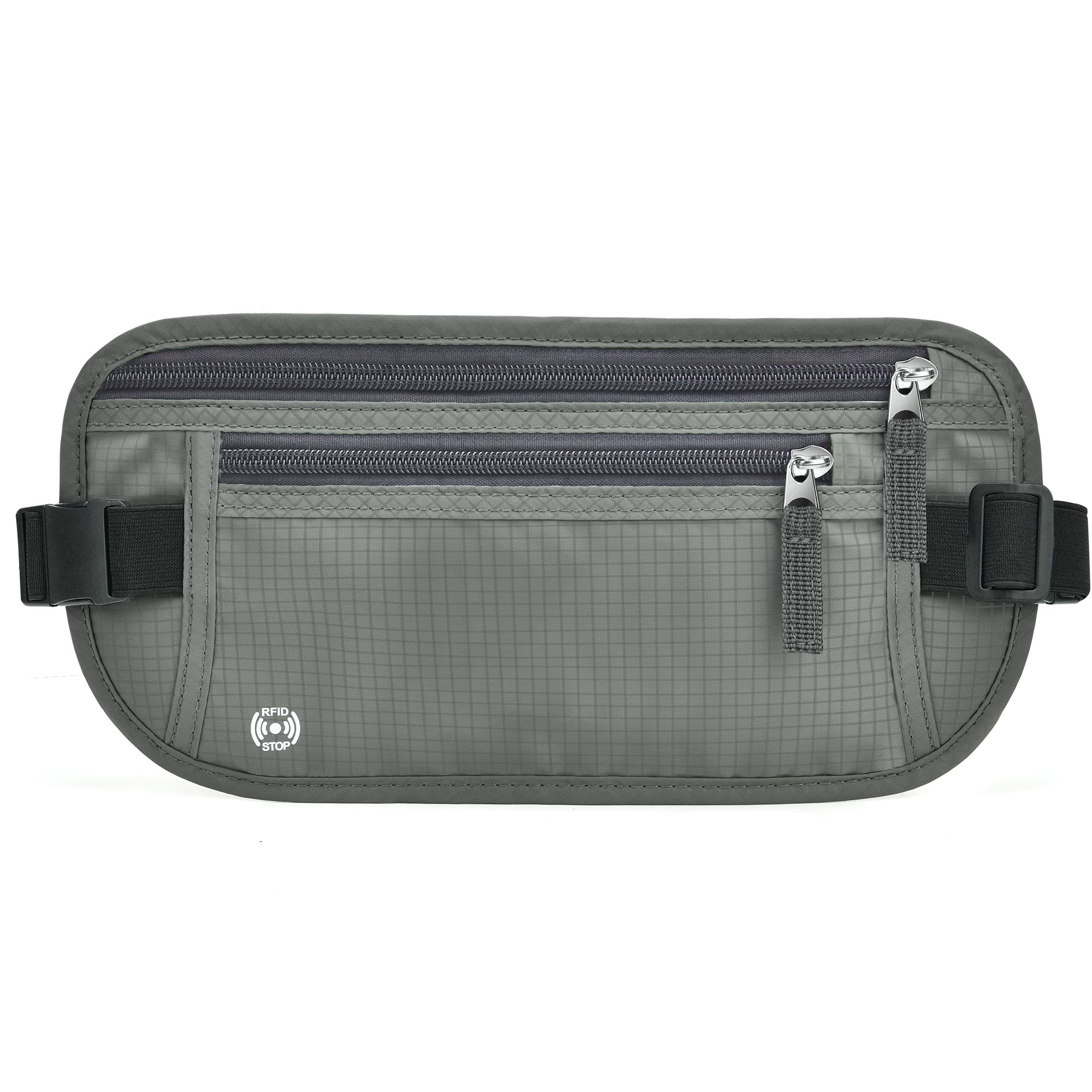 RFID Blocking Travel Money Belt & Passport Holder - Slim Anti-Theft Waist Wallet for Men & Women - Secure Cash, Credit Cards & Travel Essentials (Army Green) - Perfect for Airports, Sightseeing & International Trips