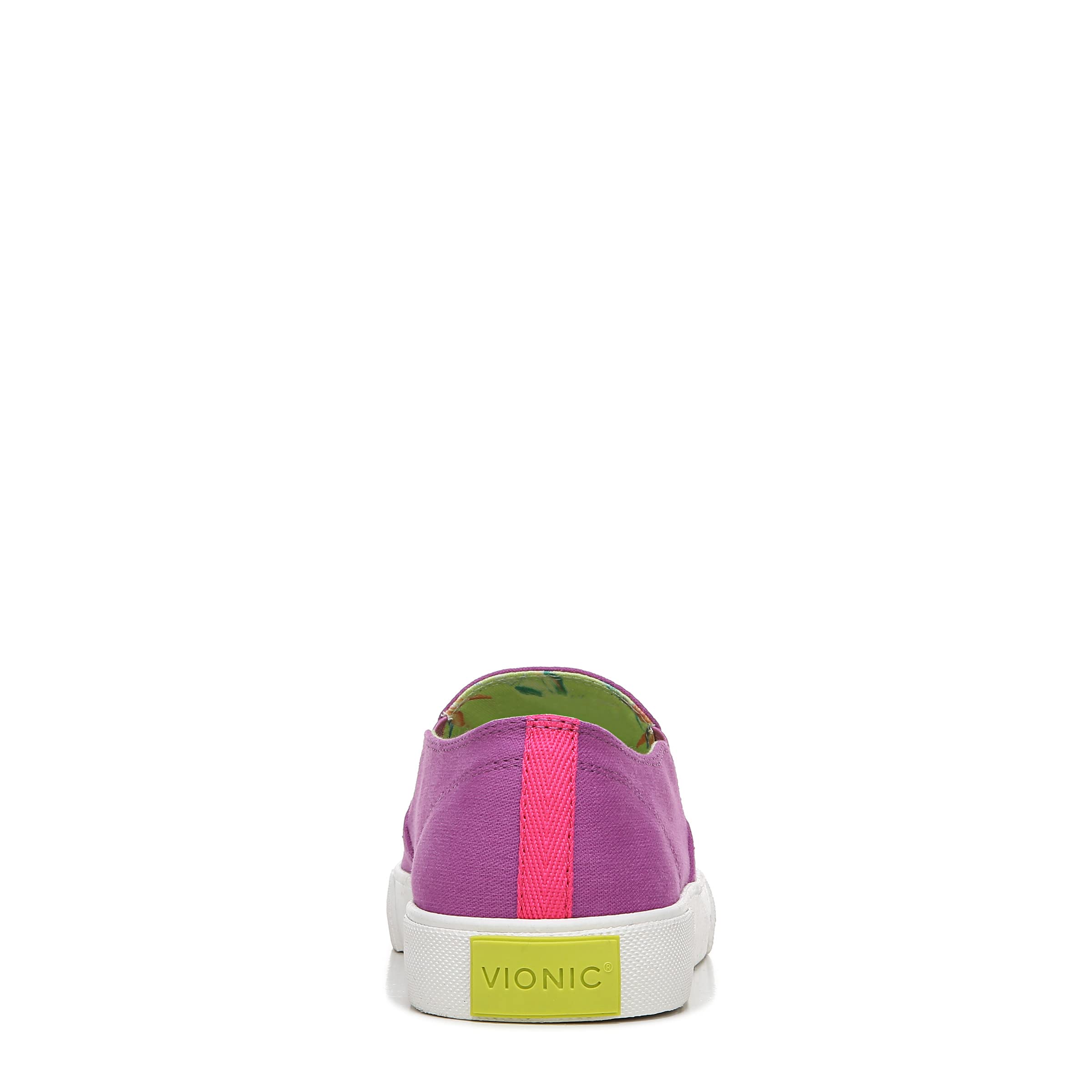 Vionic Groove Women's Slip-On Casual Shoes - Comfortable Canvas Loafers for Walking, Travel & Everyday Wear