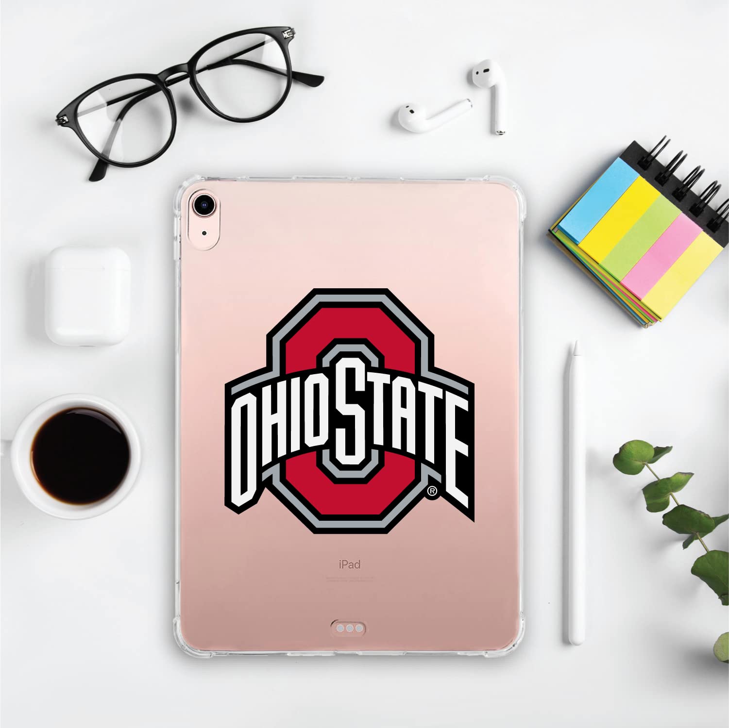 OTM Essentials Ohio State University Tough Edge Tablet Case - Durable Protective Cover for iPad, Samsung Galaxy Tab | Perfect for School, Work & Travel