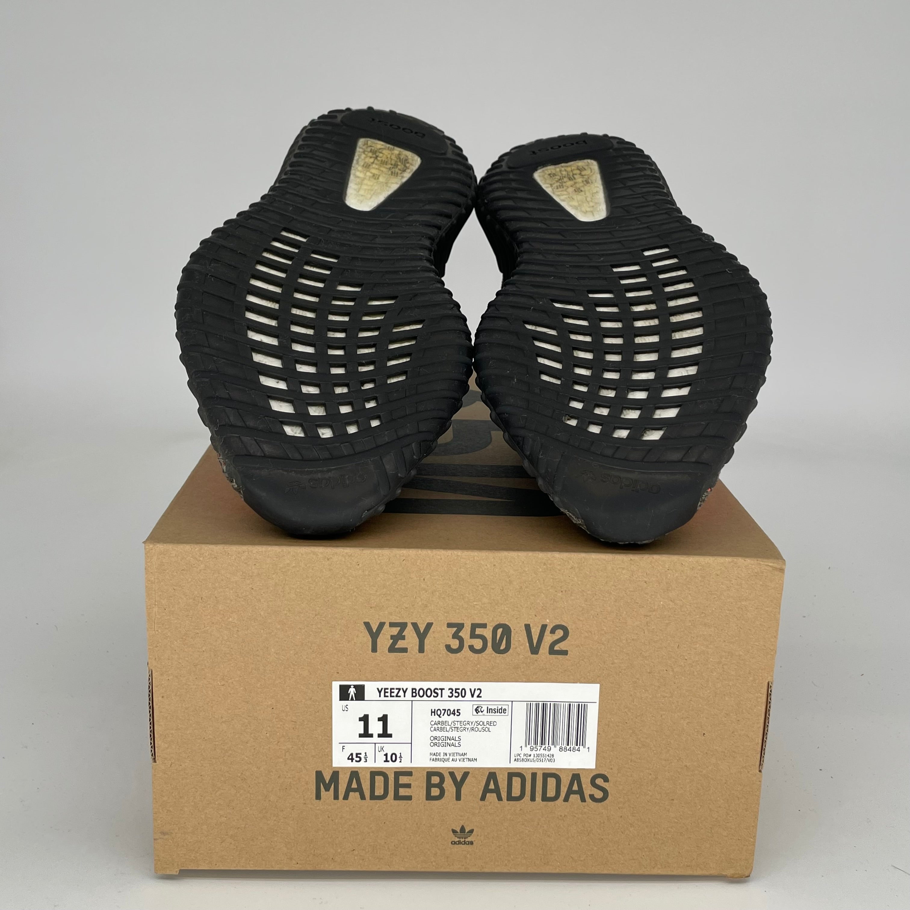 Adidas Yeezy Boost 350 V2 Carbon Beluga - Men's Running Shoes Size 11 | HQ7045 | Comfortable Sneakers for Jogging, Gym & Casual Wear