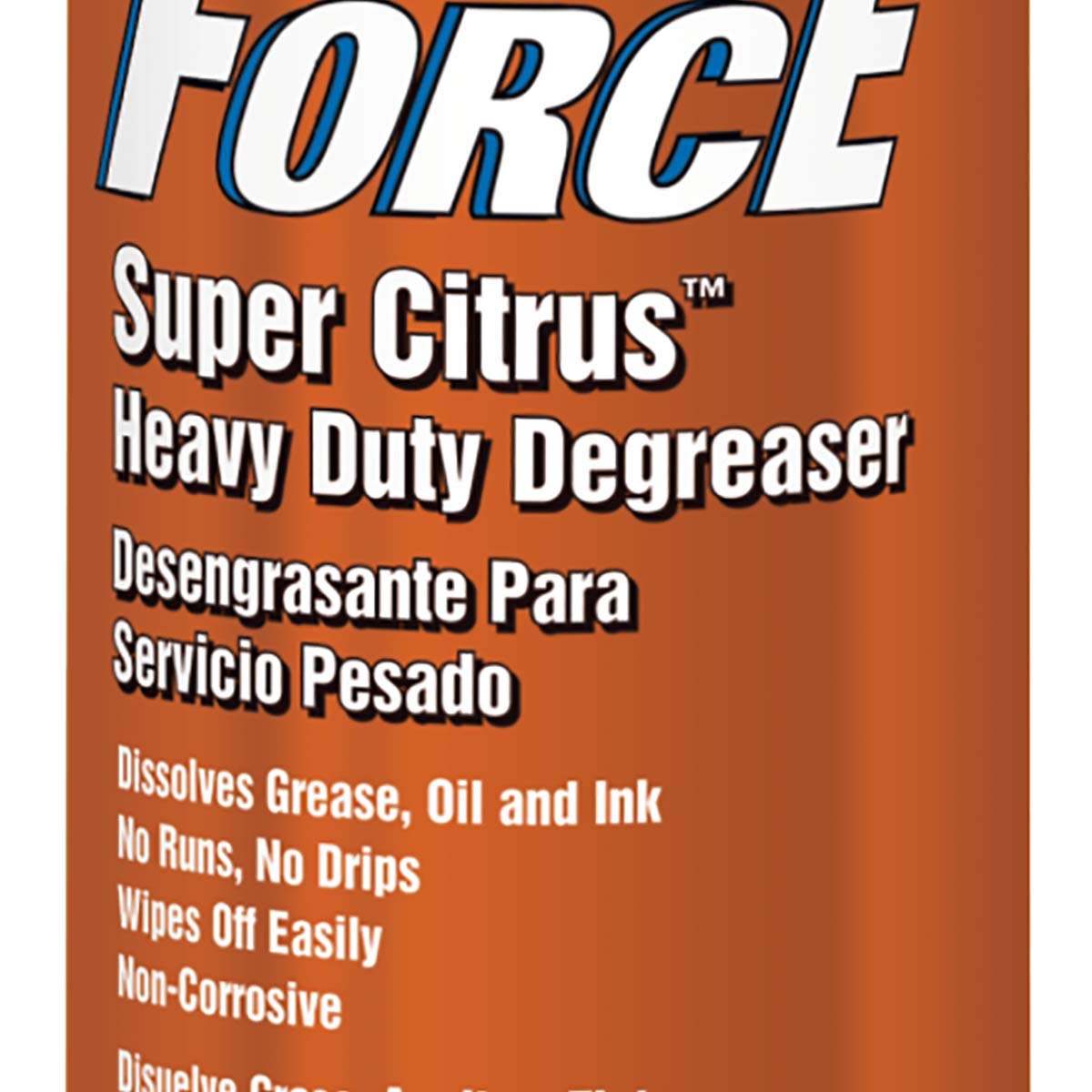 CRC 14440 Hydro Force Super Citrus Degreaser - 12 Can Case | Heavy-Duty Industrial Cleaner for Automotive, Machinery & Equipment | Fast-Acting, Non-Flammable, Biodegradable Formula | Perfect for Garage, Workshop & Factory Use