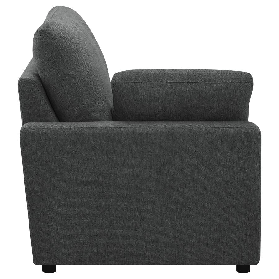 Colleen LAF Recliner Chair - Comfortable PU Leather Reclining Sofa with Footrest, Lumbar Support for Living Room, Bedroom, Home Theater & Office Relaxation