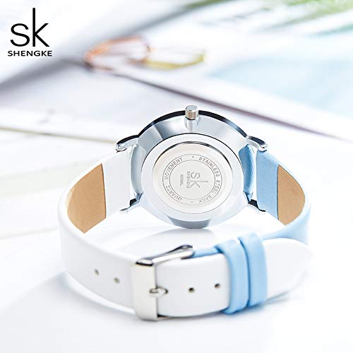 Elegant Genuine Leather Women's Watch - Simple Creative Business Wristwatch for Ladies | Perfect for Office, Formal Events & Everyday Wear