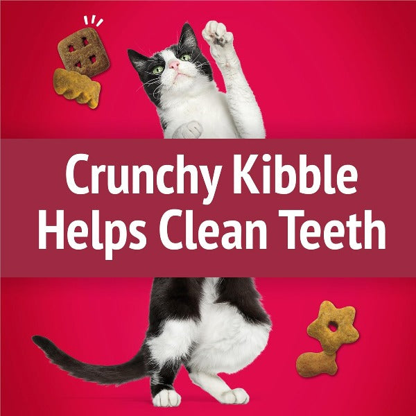 Friskies Party Mix Mixed Grill Crunchy Cat Treats - Delicious Natural Flavors for Cats - Perfect for Training, Rewards & Playtime