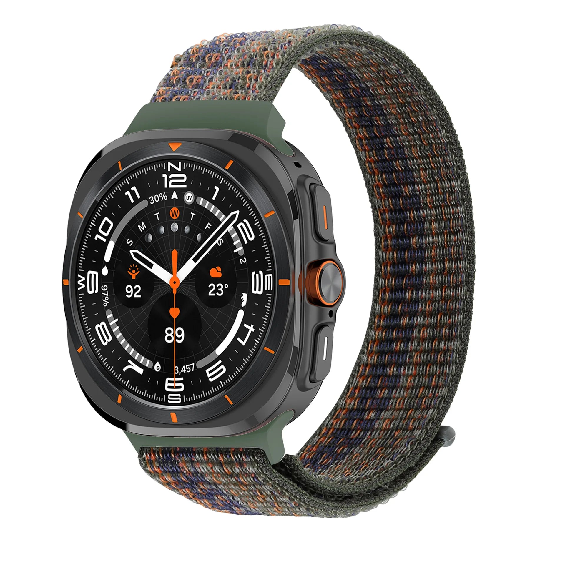 Durable Nylon Sports Bands for Samsung Watch Ultra - Comfortable & Adjustable Strap for Running, Gym Workouts & Outdoor Activities