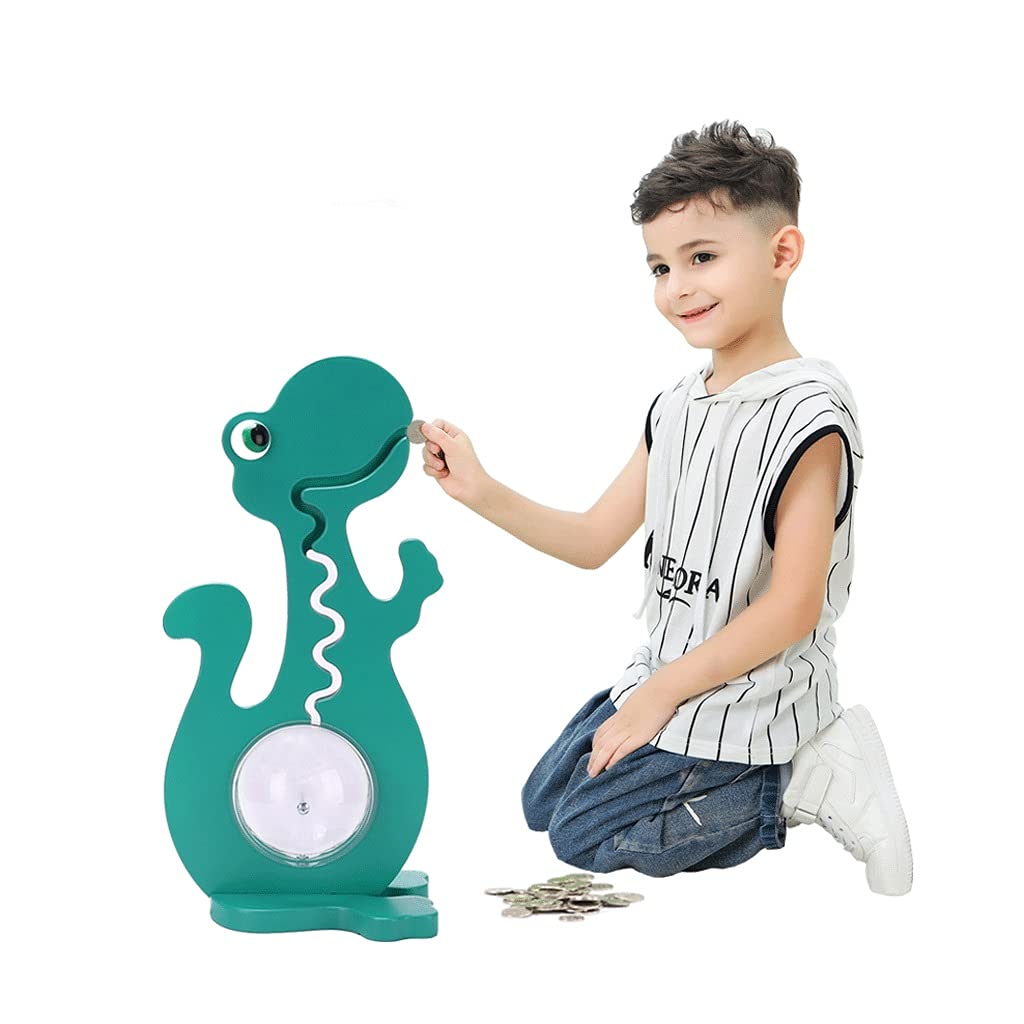 Dinosaur Piggy Bank for Kids - Large Green Dinosaur Toy Bank for Boys & Girls | Birthday Gift, Savings Bank & Kindergarten Decor | Perfect for Saving Money, Gifting & Classroom Decorations