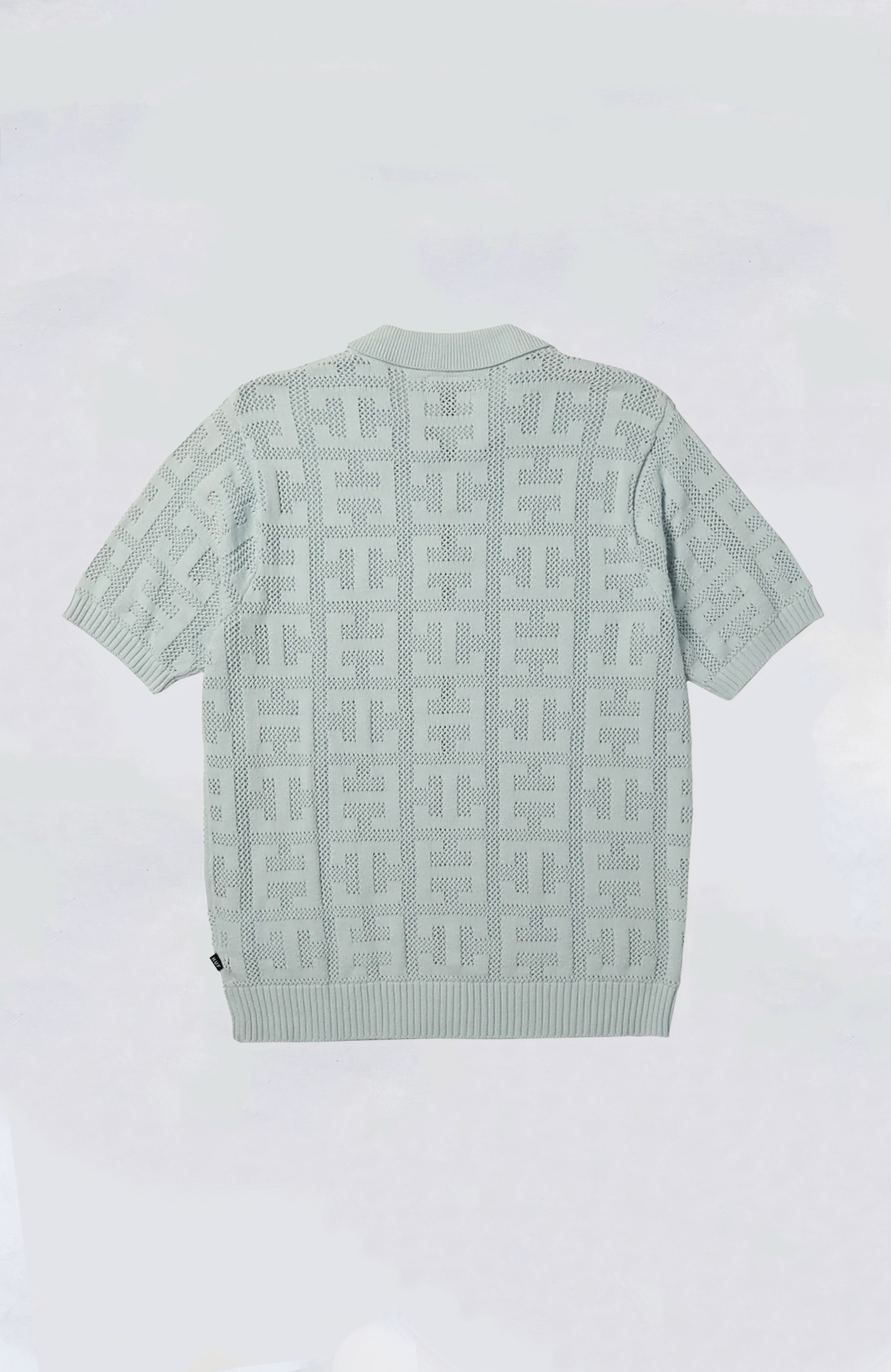 HUF Monogram Jacquard Zip Sweater for Men | Stylish Pullover Hoodie with Zipper | Perfect for Streetwear & Casual Outfits