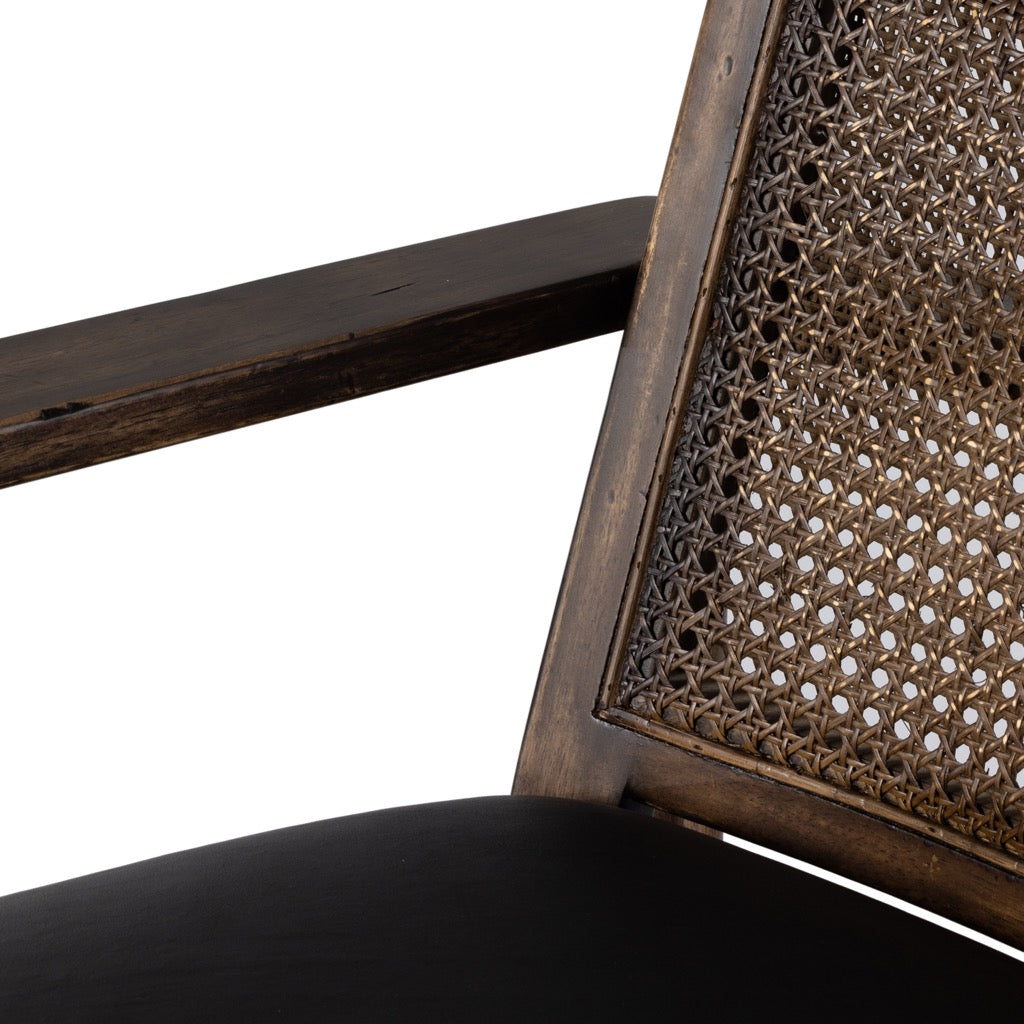 Premium Xavier Chair in Carson Black - Modern Comfort for Home Office, Living Room & Lounge - Ergonomic Design for Ultimate Relaxation