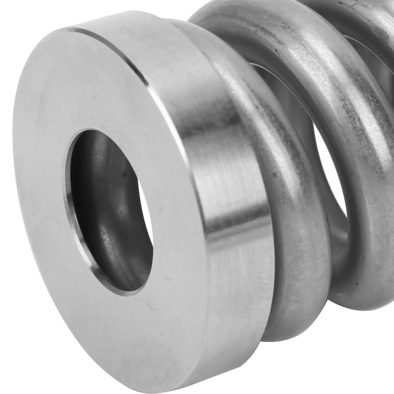 High-Strength Titanium Alloy Bicycle Coil Spring Shock Absorber - Lightweight Cycling Suspension Spring for Brompton & Folding Bikes - Perfect for Urban Commuting & Off-Road Cycling