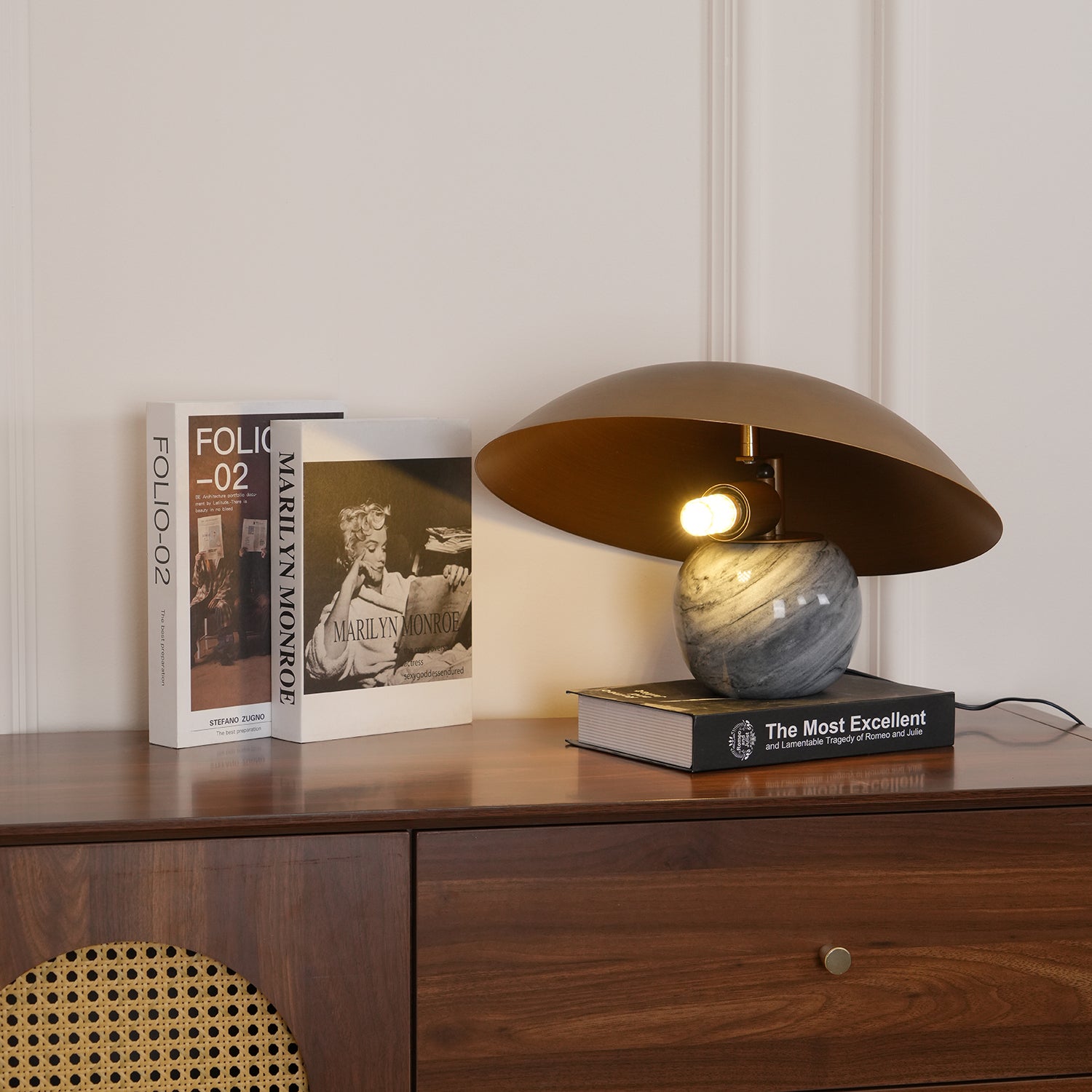 Elegant Formosa Marble Table Lamp - Handcrafted Modern Home Decor for Living Room, Bedroom & Office - Perfect for Ambient Lighting & Stylish Interior Design