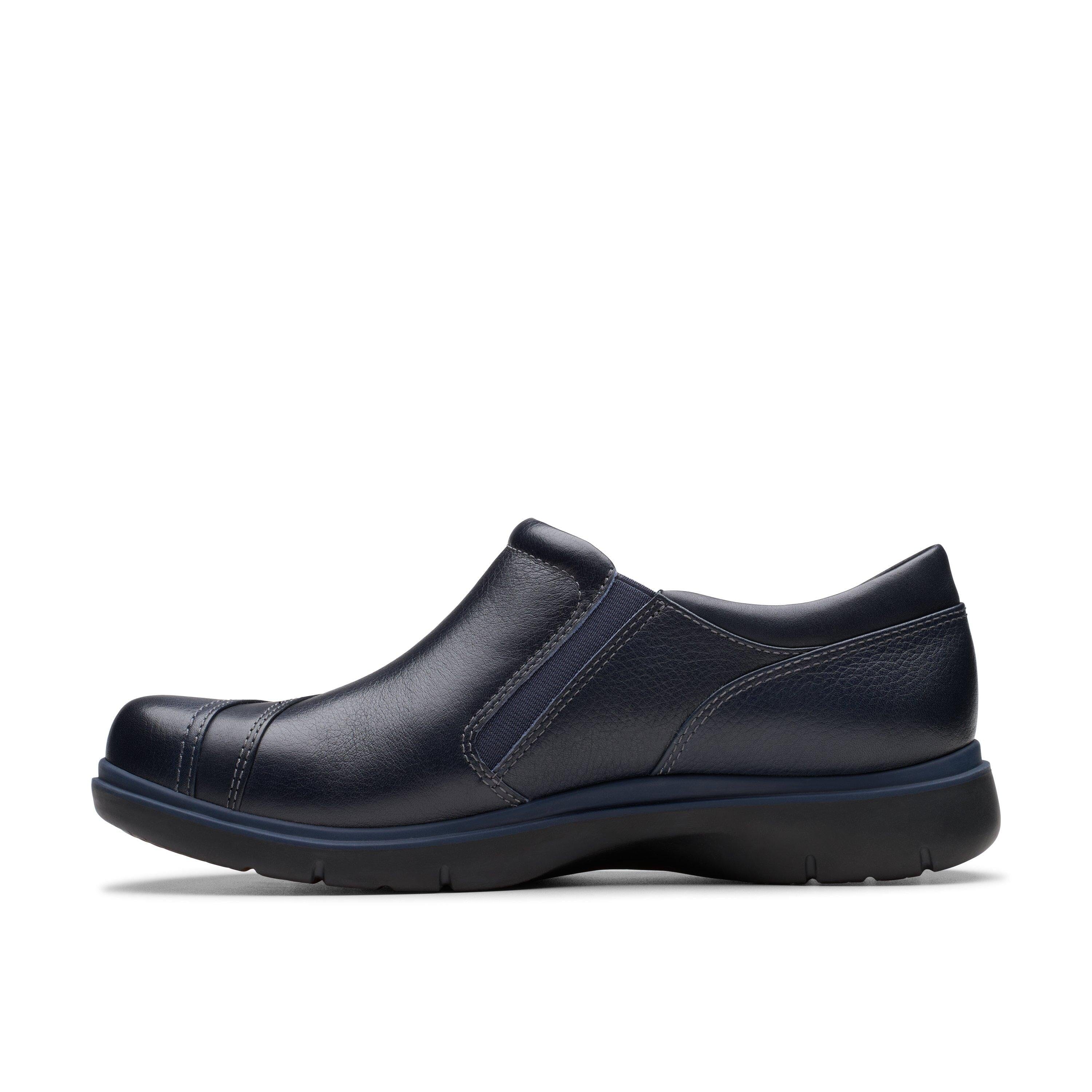 Clarks Certina Pure Women's Comfortable Slip-On Shoes - Medium & Wide Width Options for All-Day Wear - Perfect for Work, Travel & Casual Outings