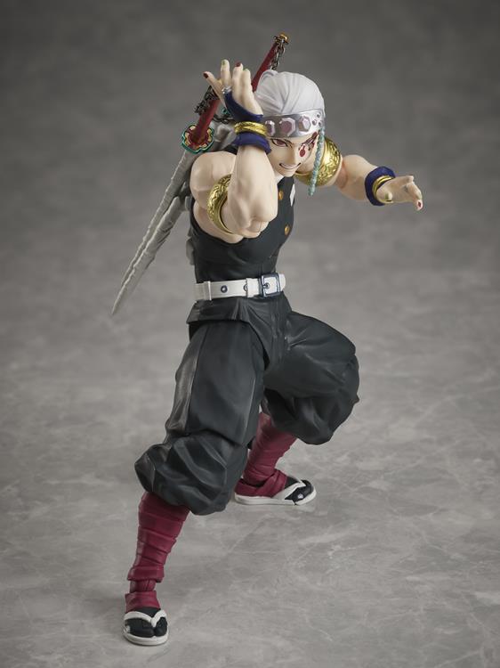 Aniplex BUZZmod 1/12 Scale Action Figure - Demon Slayer: Kimetsu no Yaiba Tengen Uzui Collectible Model for Anime Fans | Perfect for Display, Cosplay, and Anime Collections