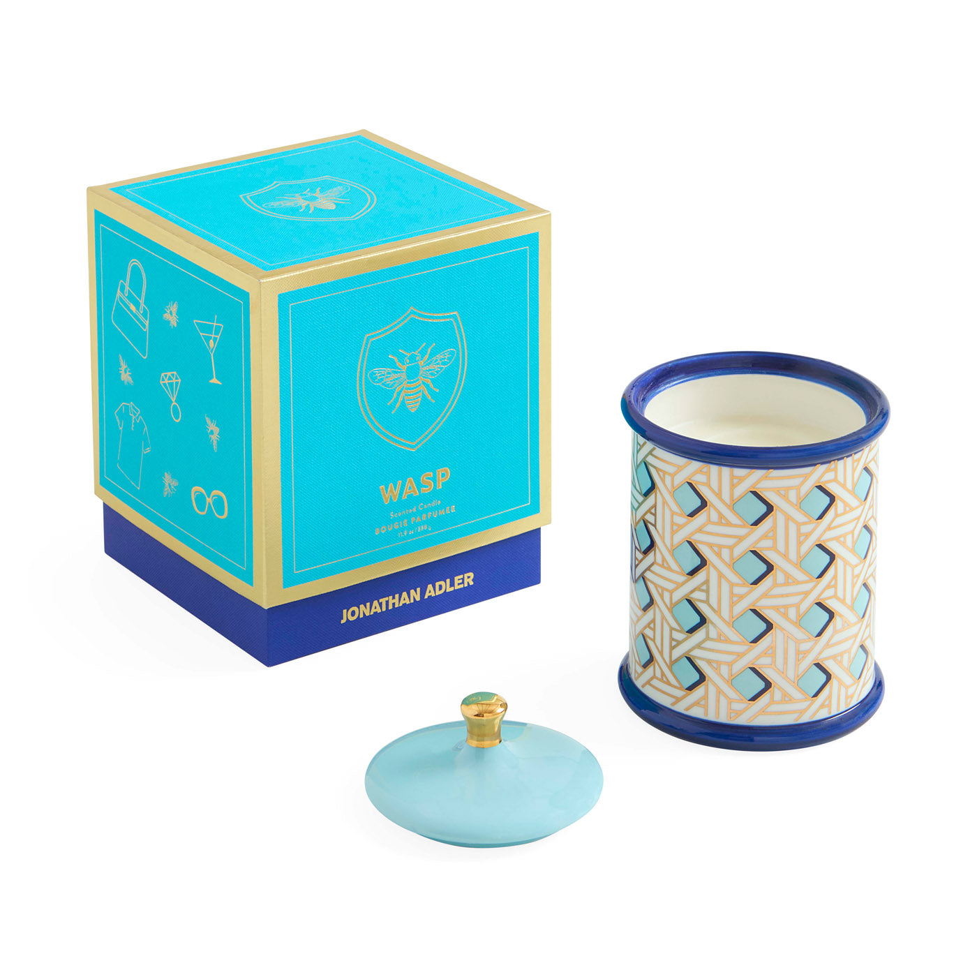 Luxury Gold Wasp Scented Candle - Handmade Beeswax Aromatherapy Candle for Home Decor, Relaxation & Gifts - Perfect for Bedroom, Bathroom & Spa Ambiance
