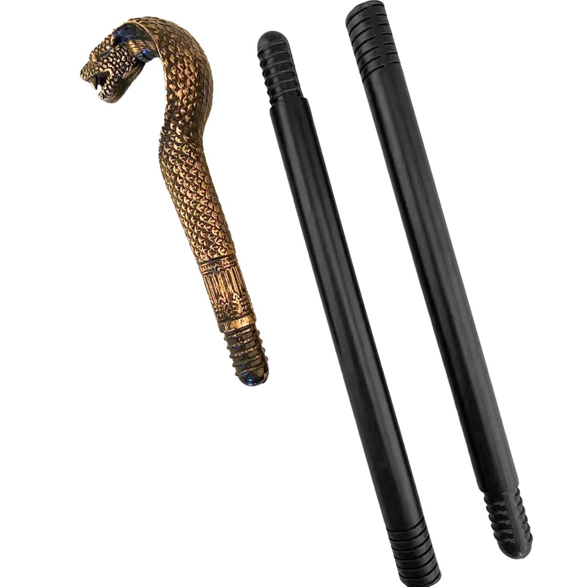 Halloween Plague Doctor Costume Walking Cane - Medieval Style Wooden Walking Stick for Kids & Adults Cosplay, Halloween Party, Gothic Steampunk Costume Accessory - Perfect for Halloween, Cosplay Events, Themed Parties & Collectors