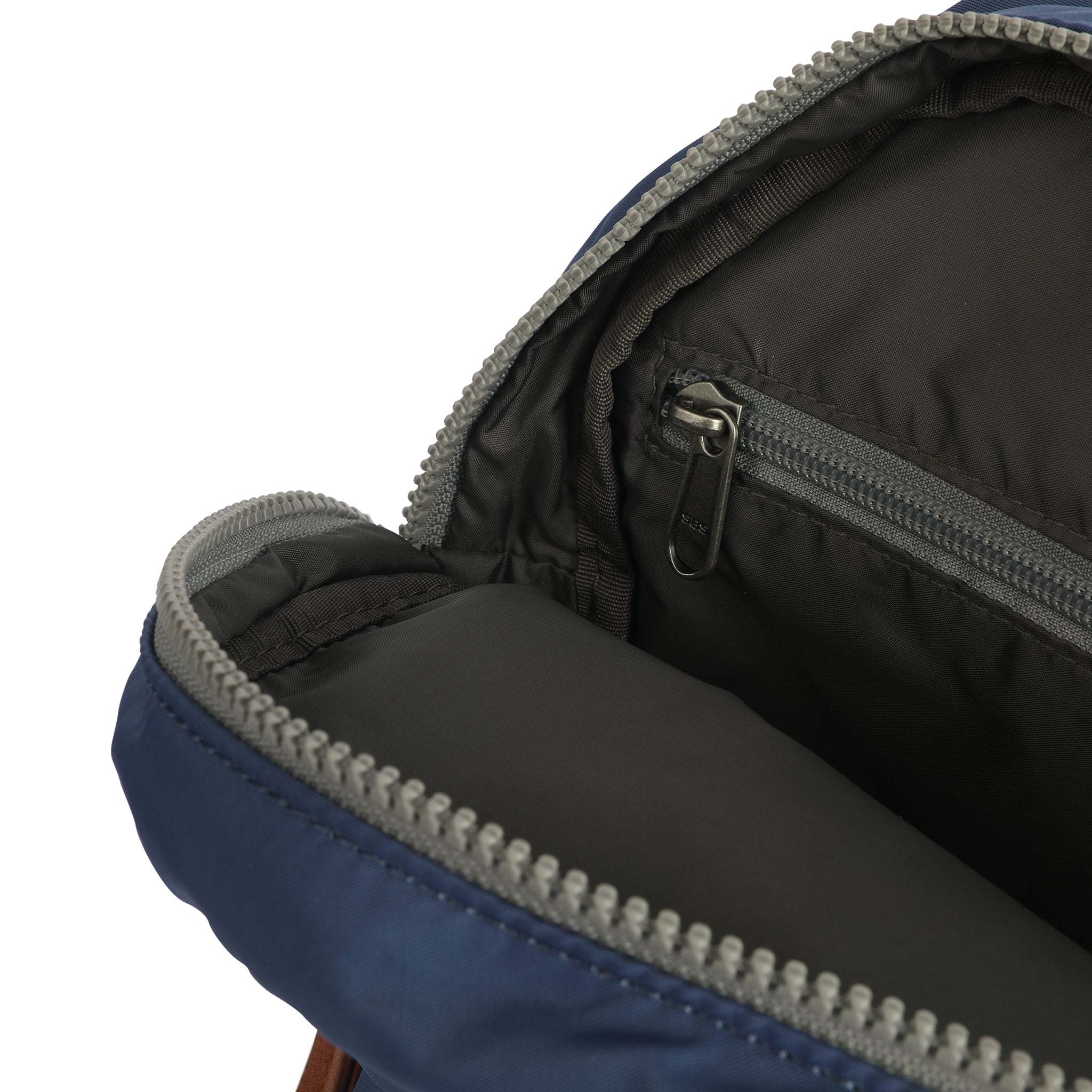 Willesden B Burnt Blue Recycled Nylon Backpack - Eco-Friendly Travel & Everyday Carry Bag for Work, School & Outdoor Adventures