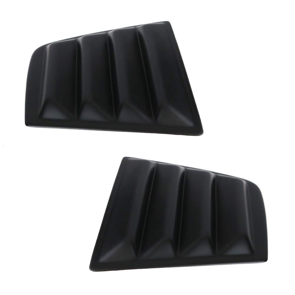 IKON MOTORSPORTS Dodge Charger Window Louvers 2011-2023 - V2 Style Rear & Side Quarter Scoop Louvers for Improved Aerodynamics & Style | Perfect for Car Enthusiasts & Street Racing