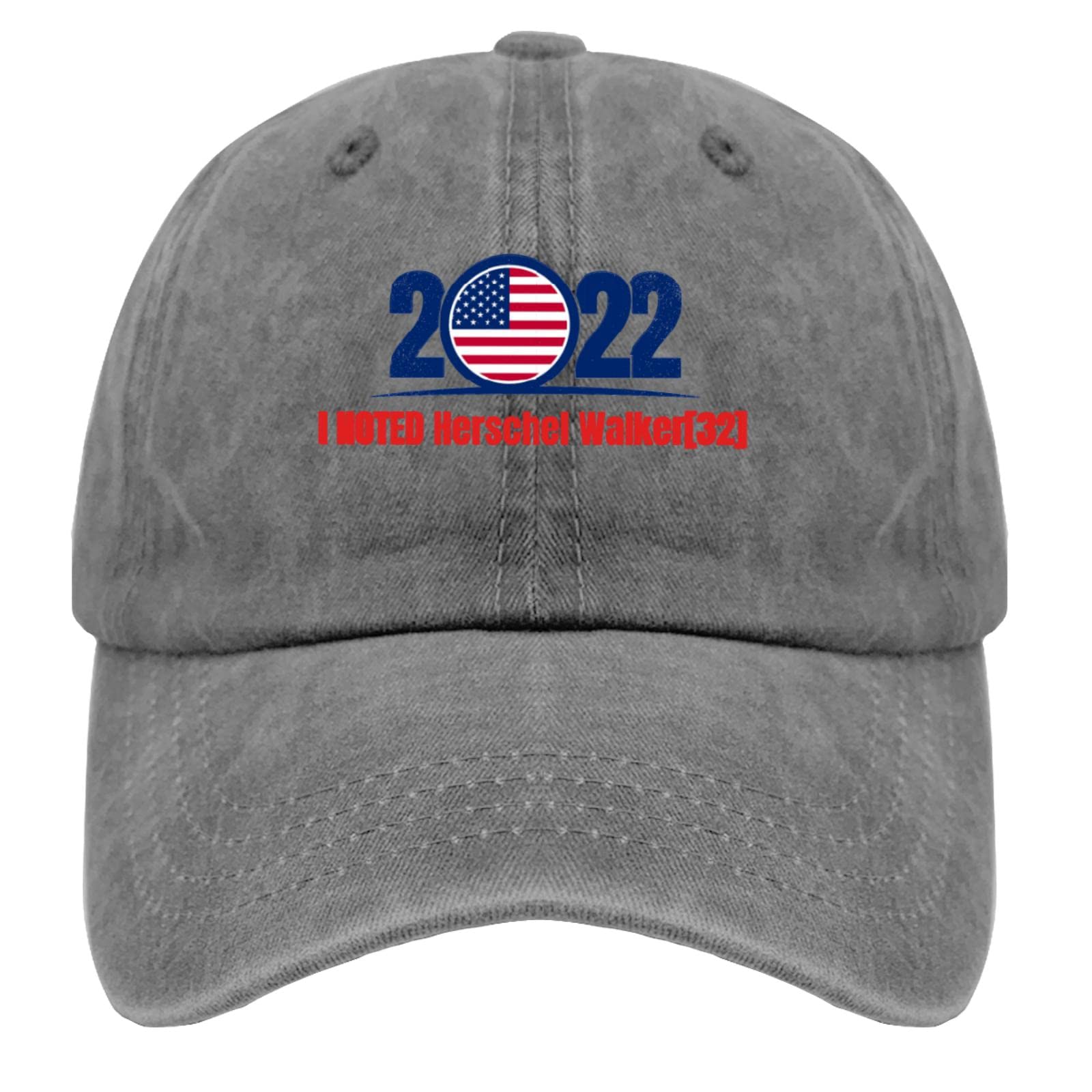 Herschel Walker Dad Hats for Women - Vintage 90s Washed Denim Adjustable Baseball Cap - Perfect for Casual Outfits, Streetwear & Outdoor Activities