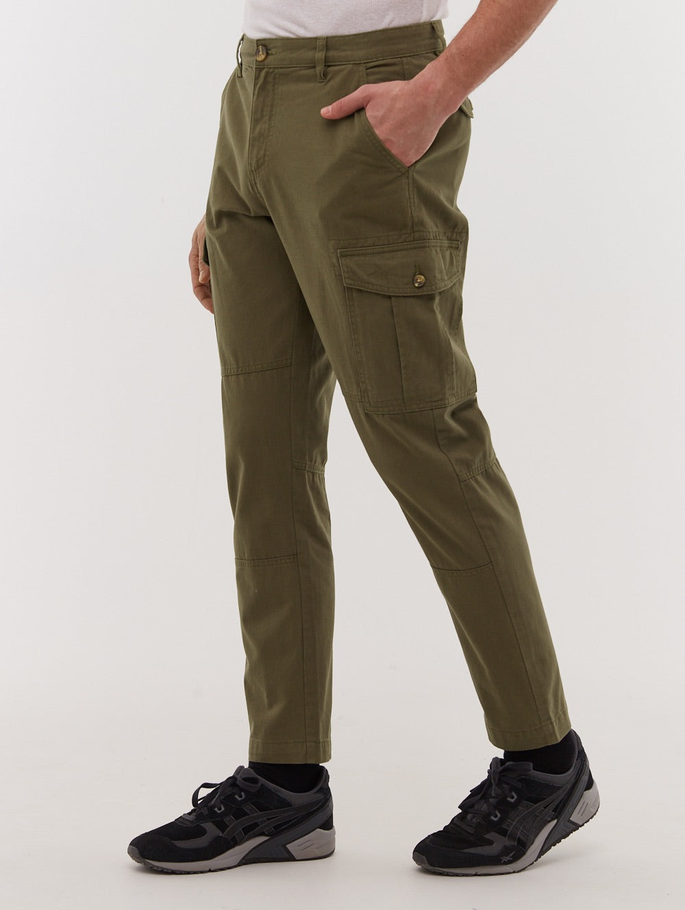 Creelin Classic Cargo Pants for Men - Durable Tactical Work Pants with Multiple Pockets | Perfect for Outdoor Hiking, Camping & Workwear