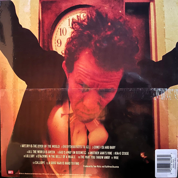 Tom Waits Blood Money Limited Edition Red Vinyl LP Album - Remastered Reissue Mint Condition for Audiophiles & Record Collectors - Perfect for Vinyl Enthusiasts & Music Lovers