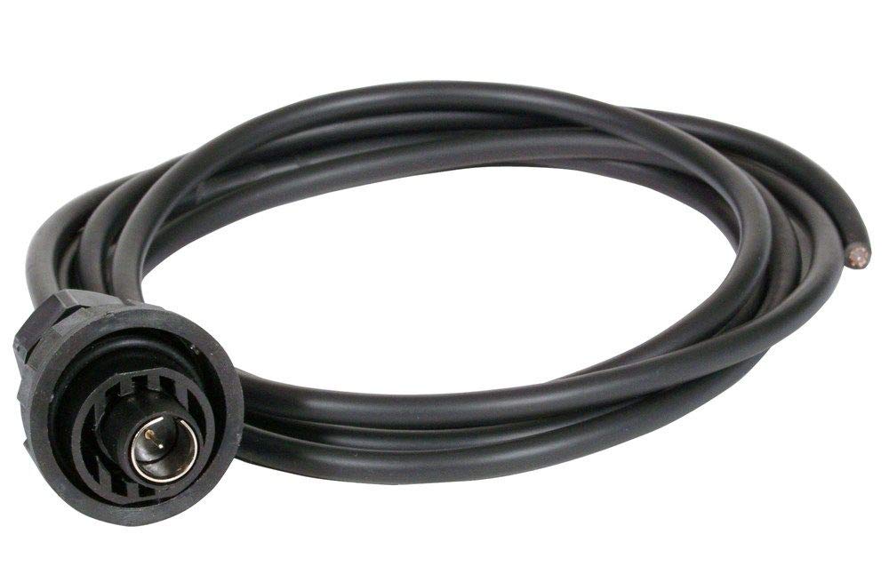 Hubbell HIF15EE HI-Impact Series 15ft Black F-Type Patch Cord - Heavy Duty F-Connector to F-Connector Cable for Satellite TV, Cable Modem & Home Theater Systems