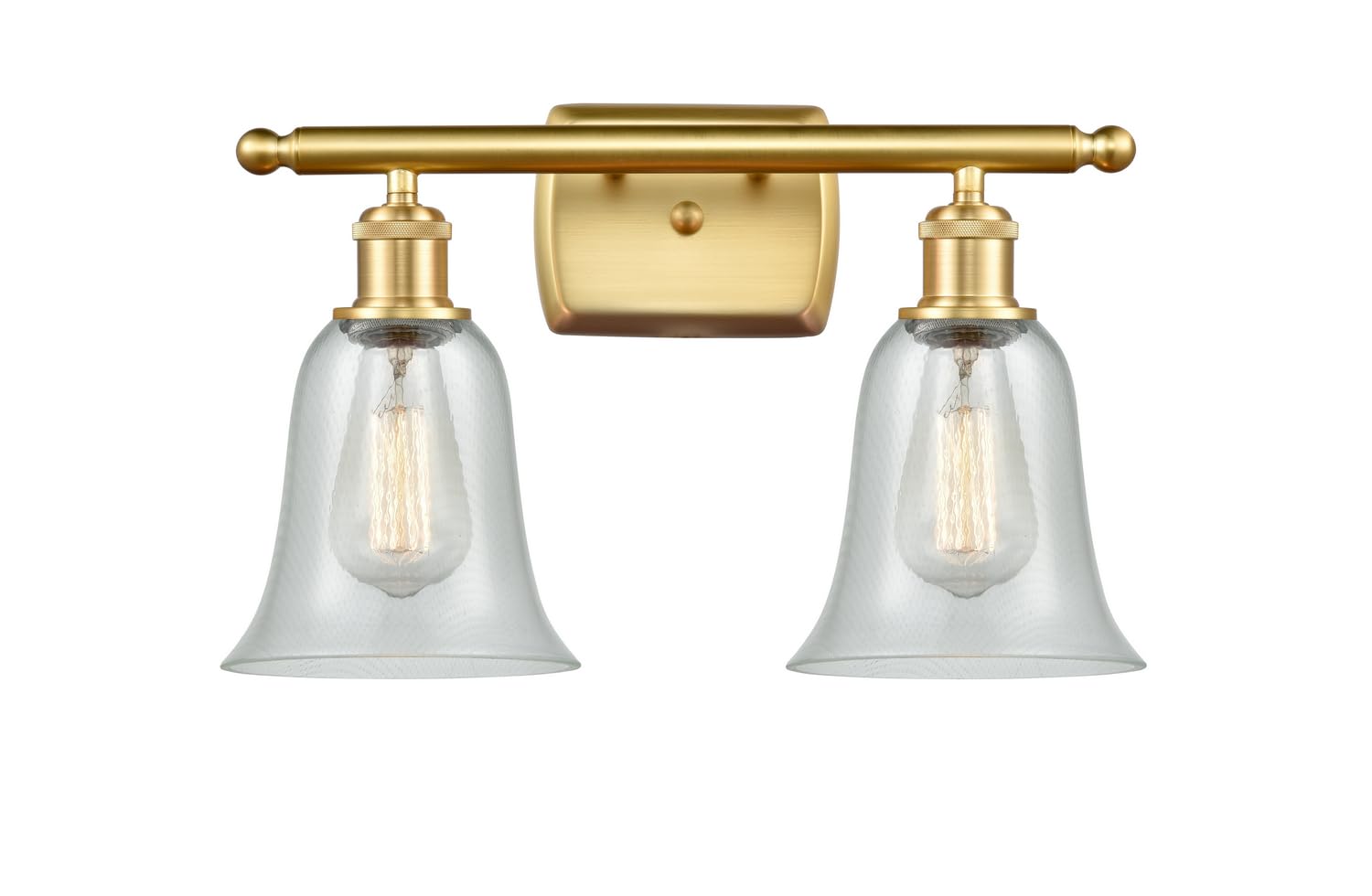 Hanover 2 Light Bathroom Vanity Light - 516-2W-SG-G2812-LED LED Fixture for Bathroom Mirror Lighting, Perfect for Modern Home Decor and Spa-Like Ambience